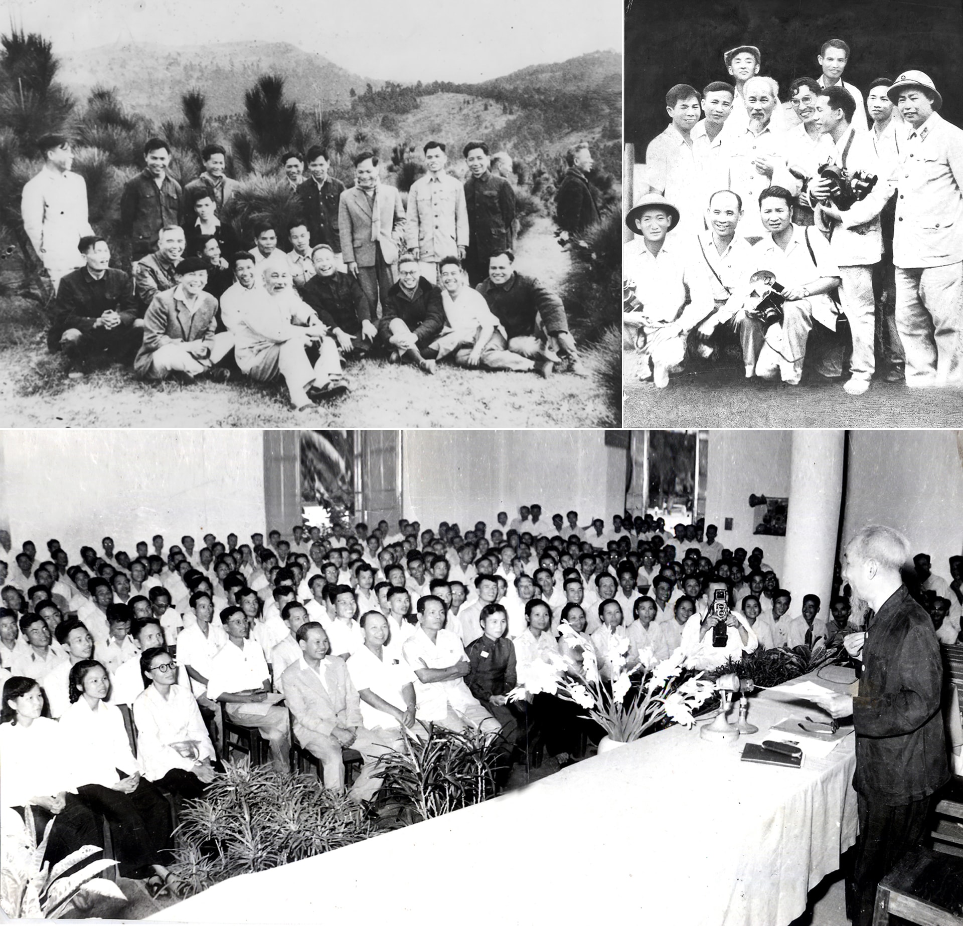 Chủ tịch Hồ Chí Minh và nhà báo