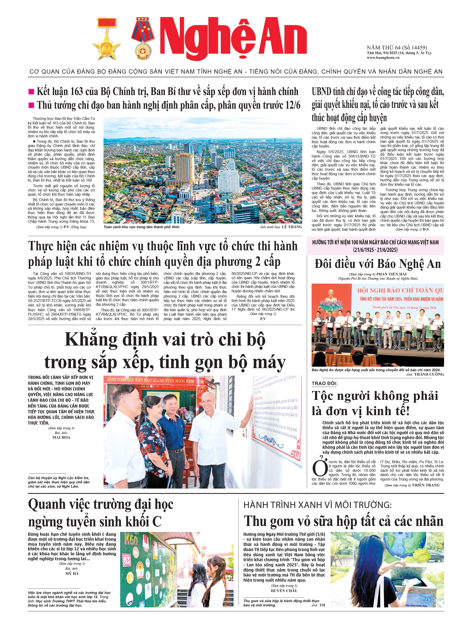 Số 14459 ngày 9-6-2025