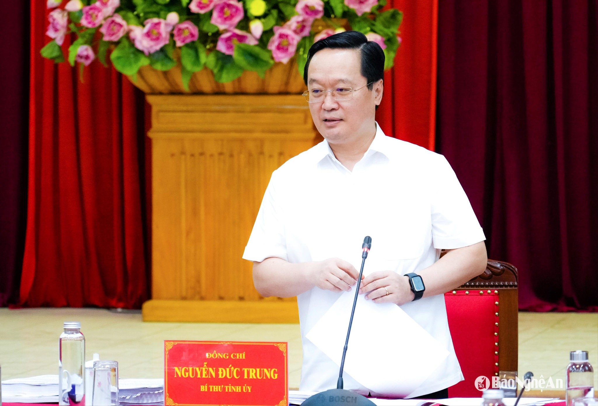 Bí thư Tỉnh ủy Nghệ An: Tập trung cao độ lãnh đạo, chỉ đạo, tổ chức thực hiện các nhiệm vụ trọng tâm