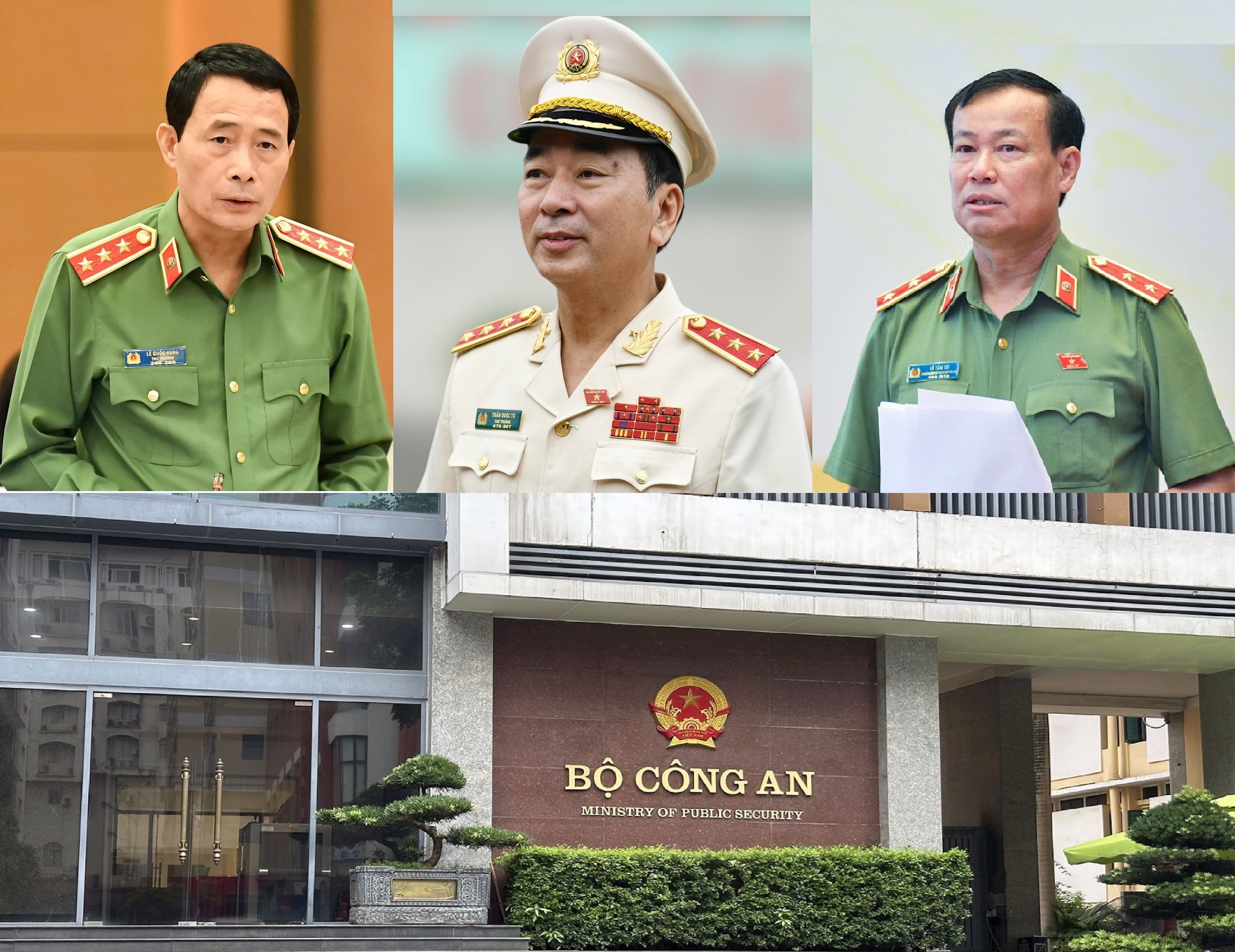 Thủ tướng quyết định nhân sự Bộ Công an