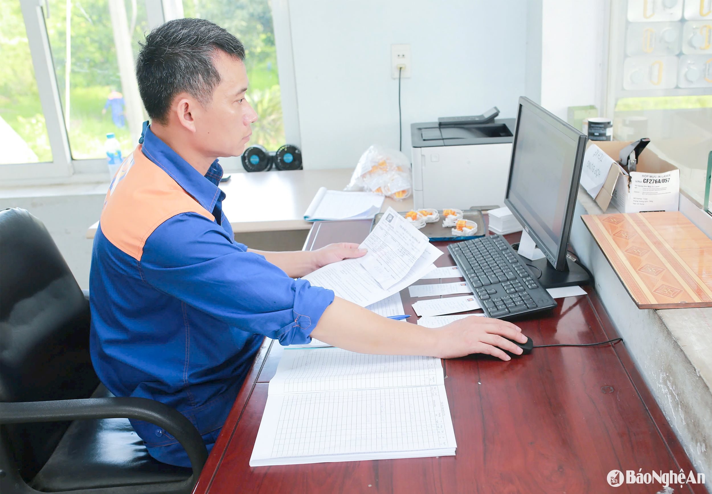 Nhiệm kỳ 2020 - 2025, Đảng uỷ Công ty tăng cường lãnh đạo nâng cao chất lượng nguồn nhân lực thông qua tổ chức nhiều chương trình đào tạo, tập huấn chuyên môn và hội thi. Ảnh:
