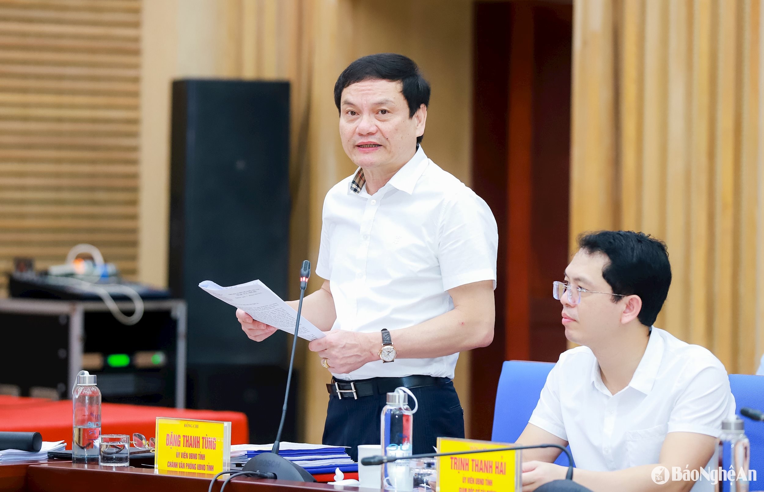 Đặng Thanh Tùng - Ủy viên Ban Chấp hành Đảng bộ tỉnh, Chánh Văn phòng UBND tỉnh Nghệ An