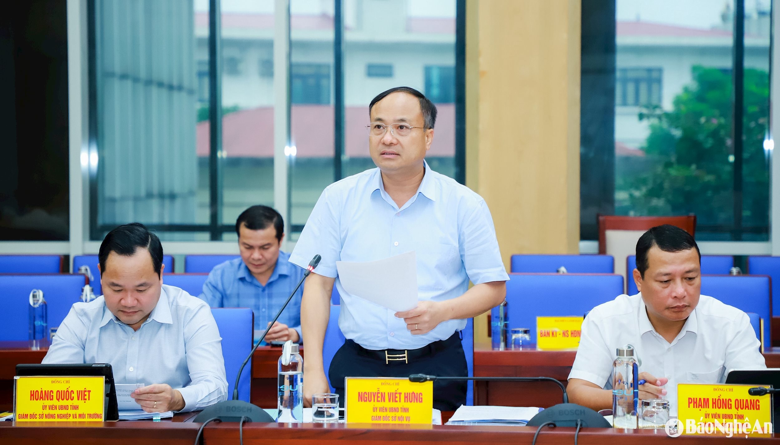 Nguyễn Viết Hưng - Ủy viên Ban Chấp hành Đảng bộ tỉnh, Giám đốc Sở Nội vụ Nghệ An
