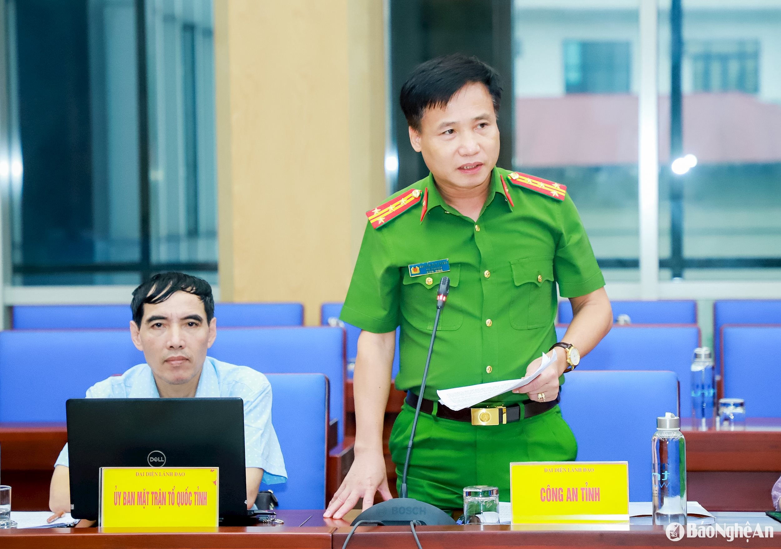 Đại tá Nguyễn Duy Thanh - Phó Giám đốc Công an tỉnh Nghệ An