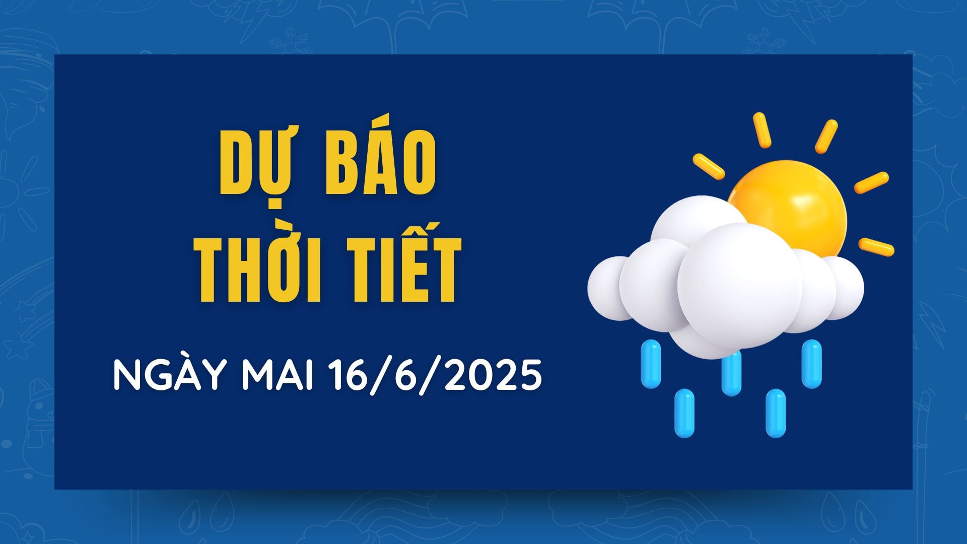 ការព្យាករណ៍អាកាសធាតុសម្រាប់ថ្ងៃស្អែក