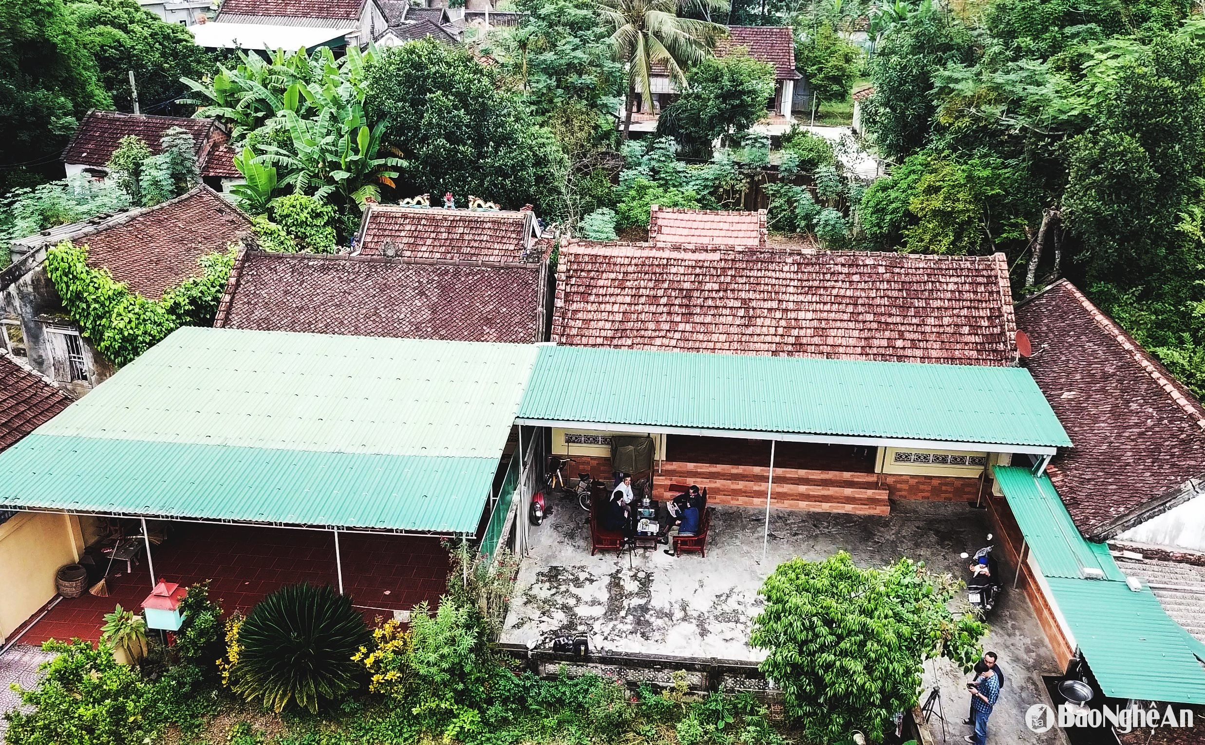 Ngôi nhà của ông Trần Văn Sâm nơi Báo Nghệ An từng mượn làm trụ sở toà soạn vào năm 1968. Ảnh Thành Chung