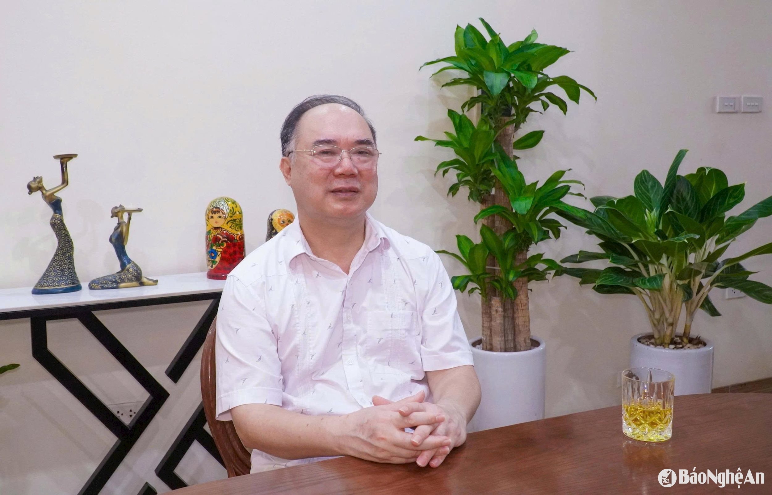 Ông Bùi Sỹ Hoa - nguyên TBT Báo Nghệ An
