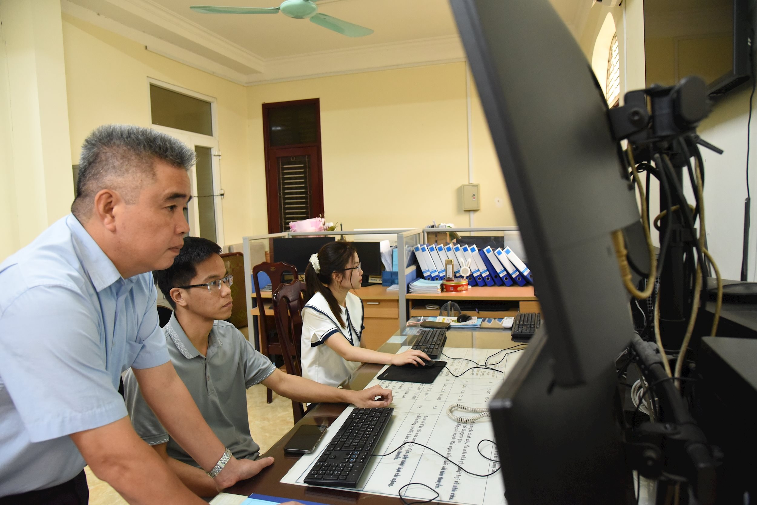 ông Tăng Văn An – Phó Giám đốc Đài khí tượng thuỷ văn tỉnh Nghệ An. Ảnh Hoài Thu