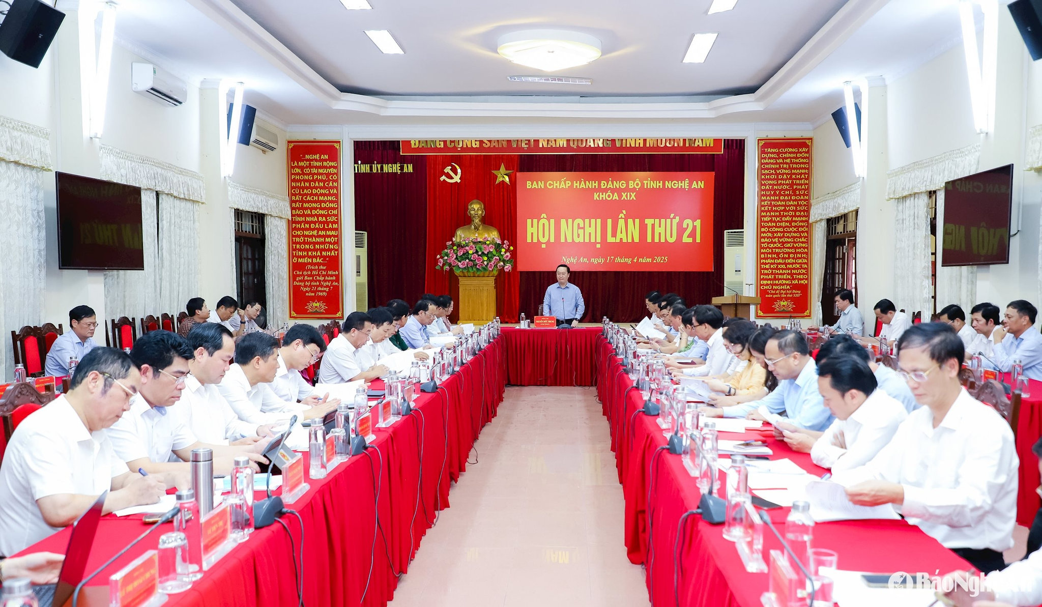Tỉnh ủy Nghệ An ban hành Đề án kết thúc hoạt động đảng bộ cấp huyện, cấp xã (cũ); thành lập đảng bộ cấp xã (mới)