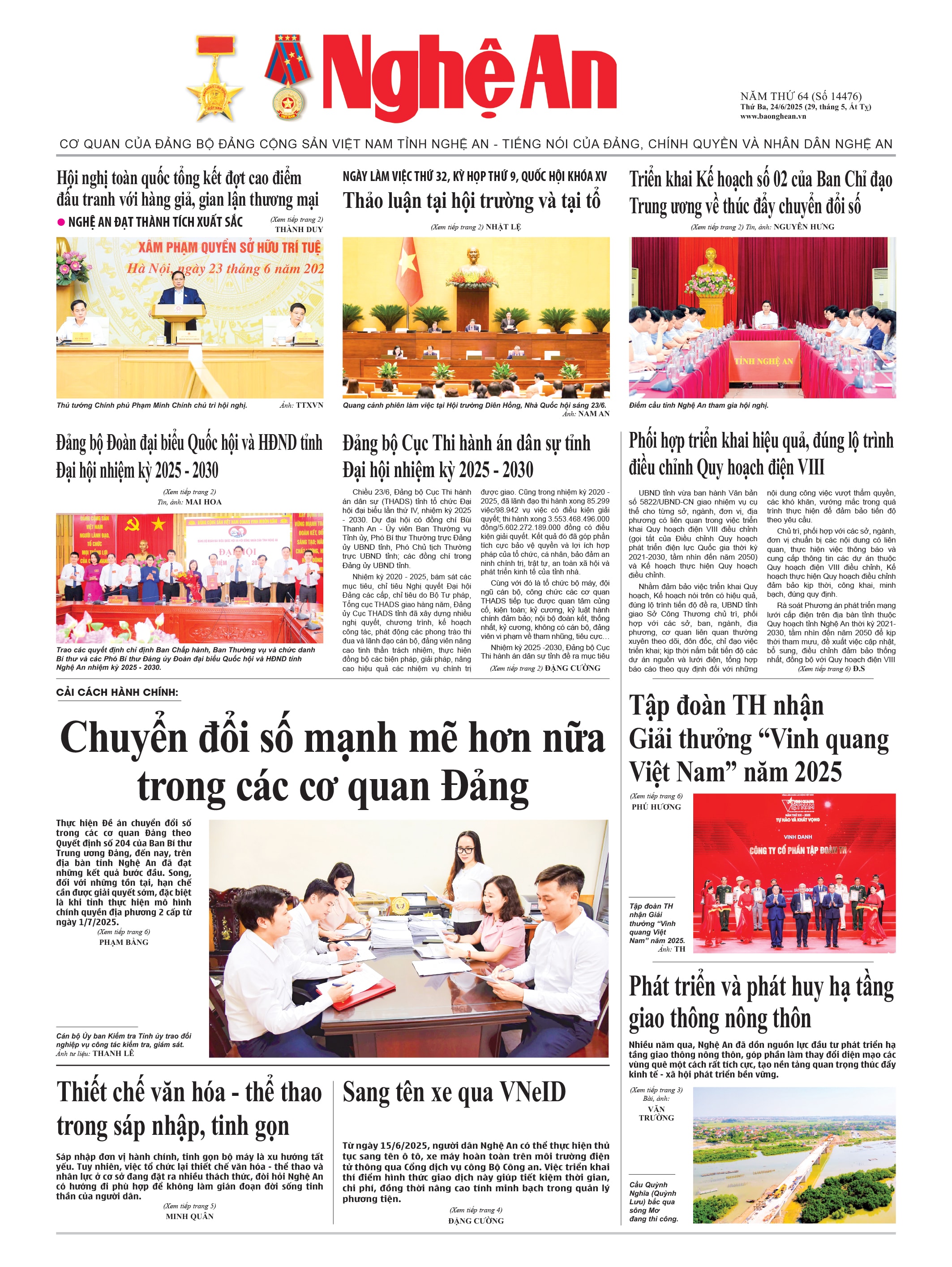 Số 14476 ngày 24-6-2025