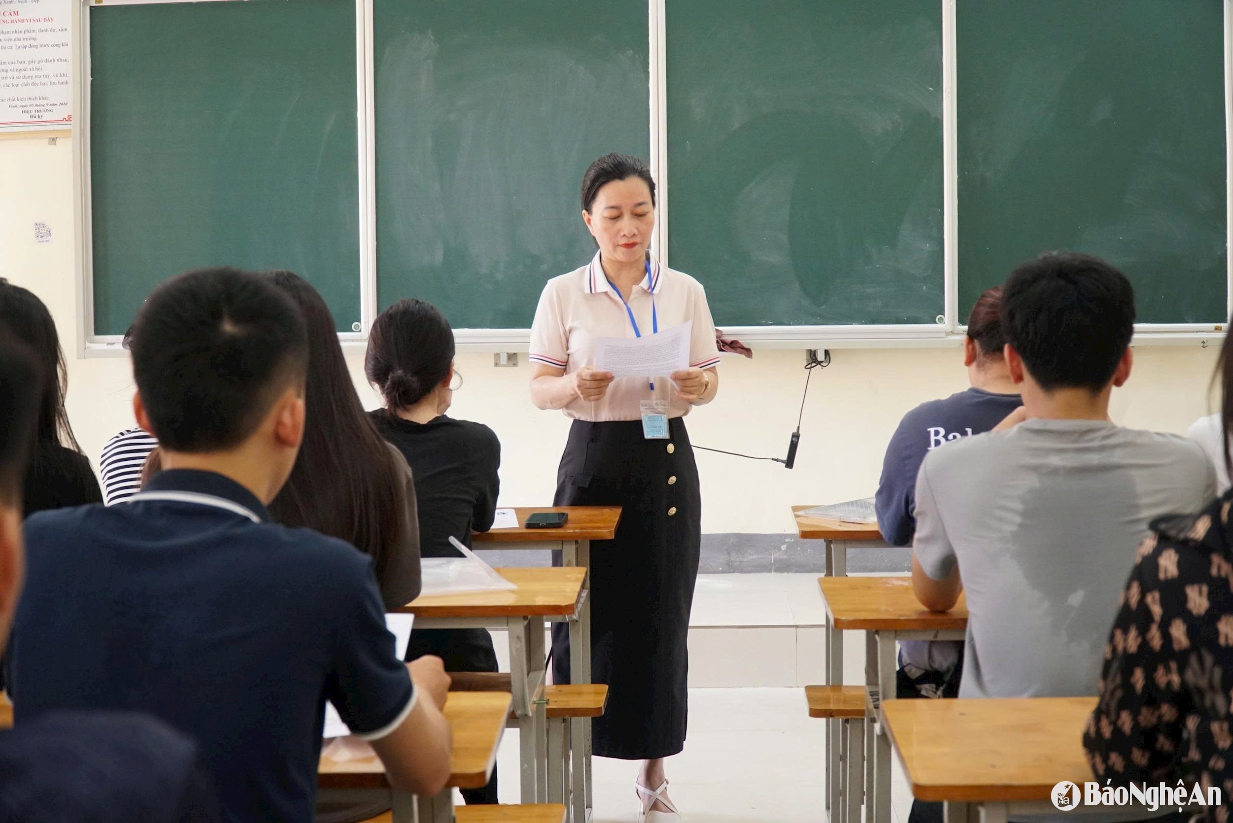 Thí sinh tham dự Kỳ thi tốt nghiệp THPT năm 2025. Ảnh - Mỹ Hà