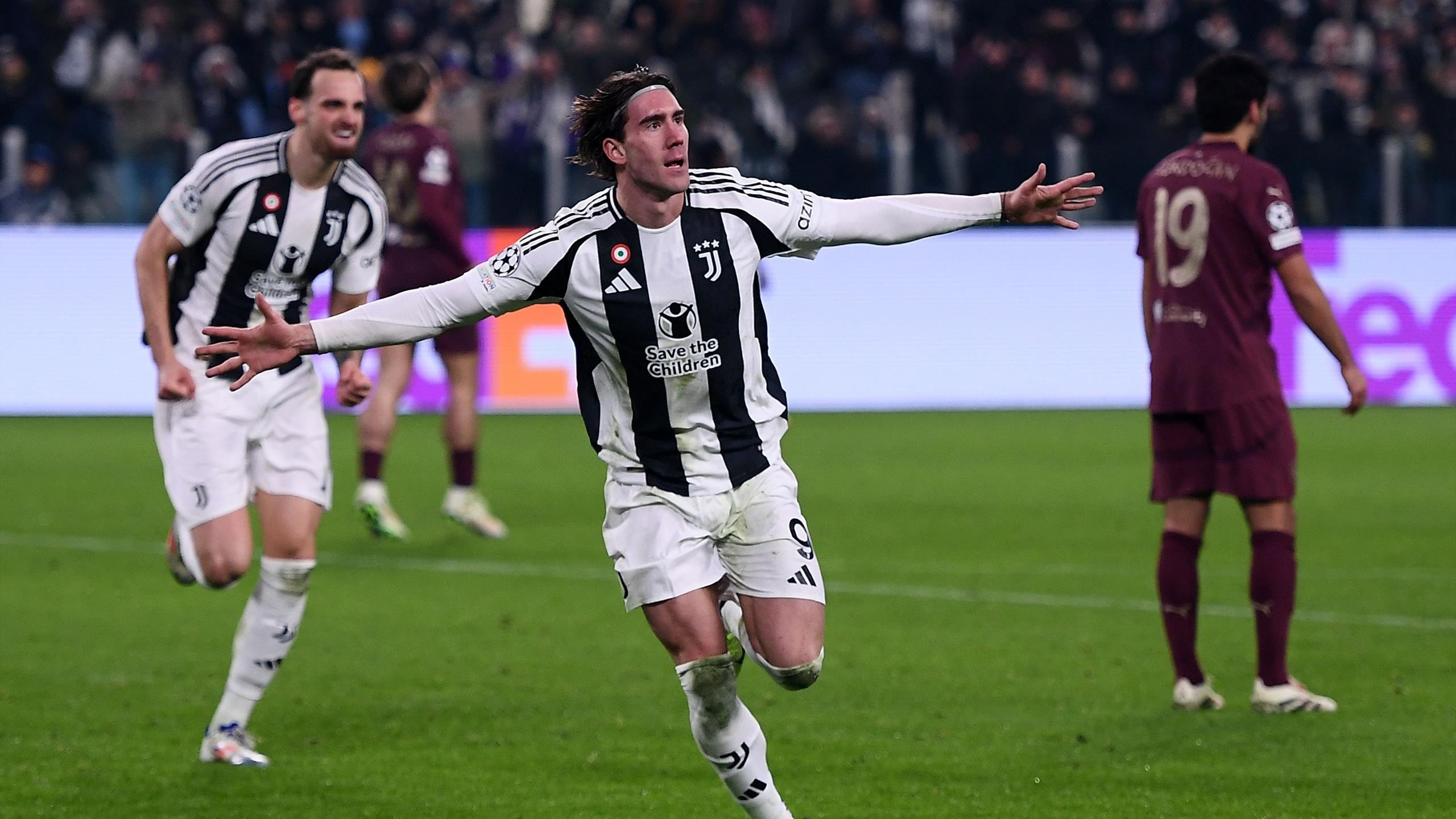 Juventus 2-0 Manchester City: Dusan Vlahovic and Weston McKennie pile more misery on visitors in UEFA Champions League - Eurosport