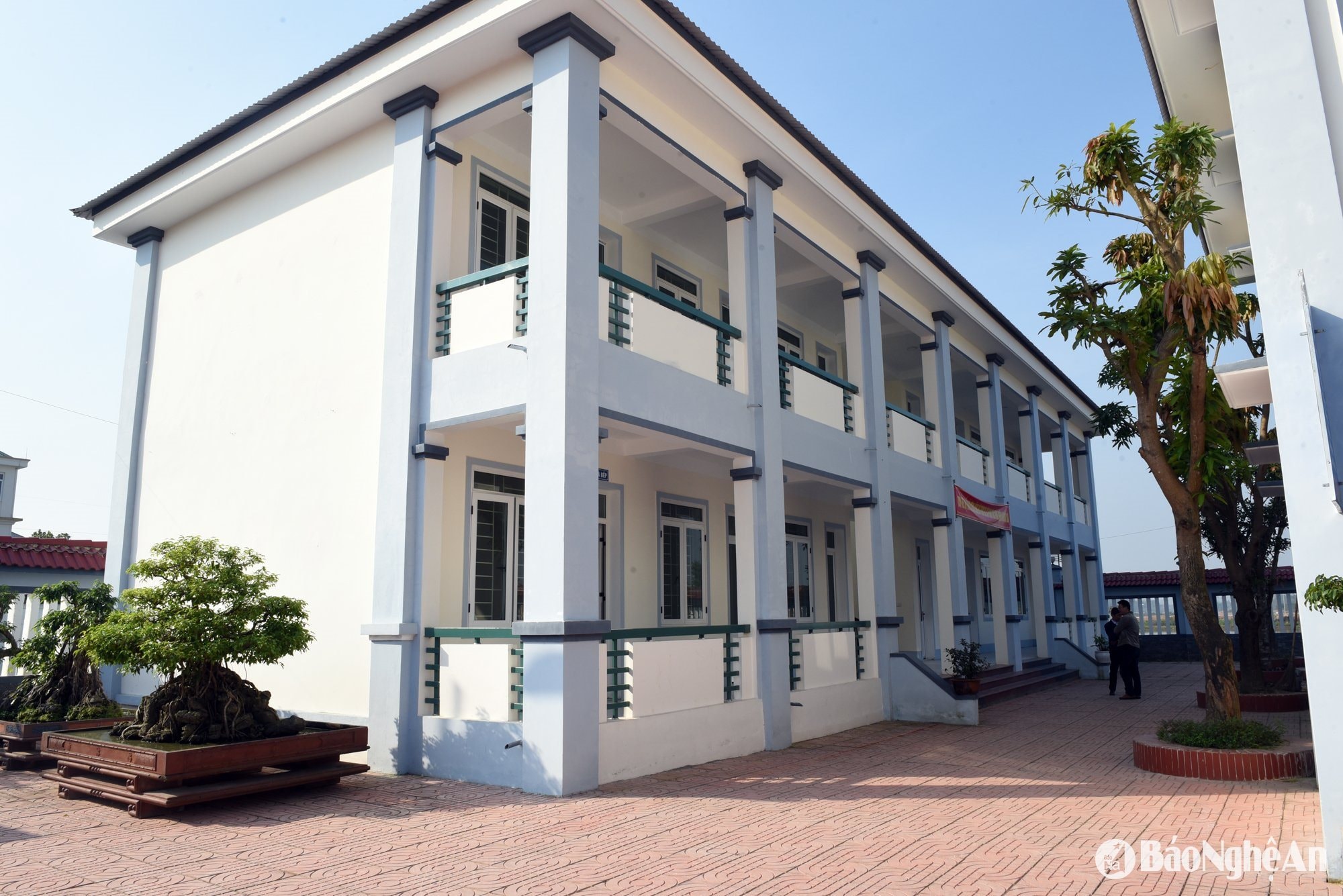 Cơ sở vật chất của Trạm Y tế thị trấn Đô Lương rất khang trang, sạch đẹp (3)