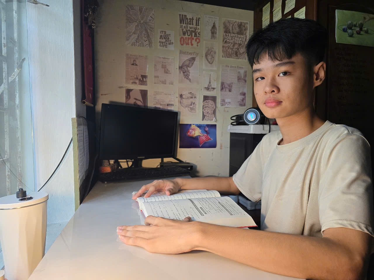 Nguyên đạt kỳ tích khi là thủ khoa của cả 2 trường chuyên