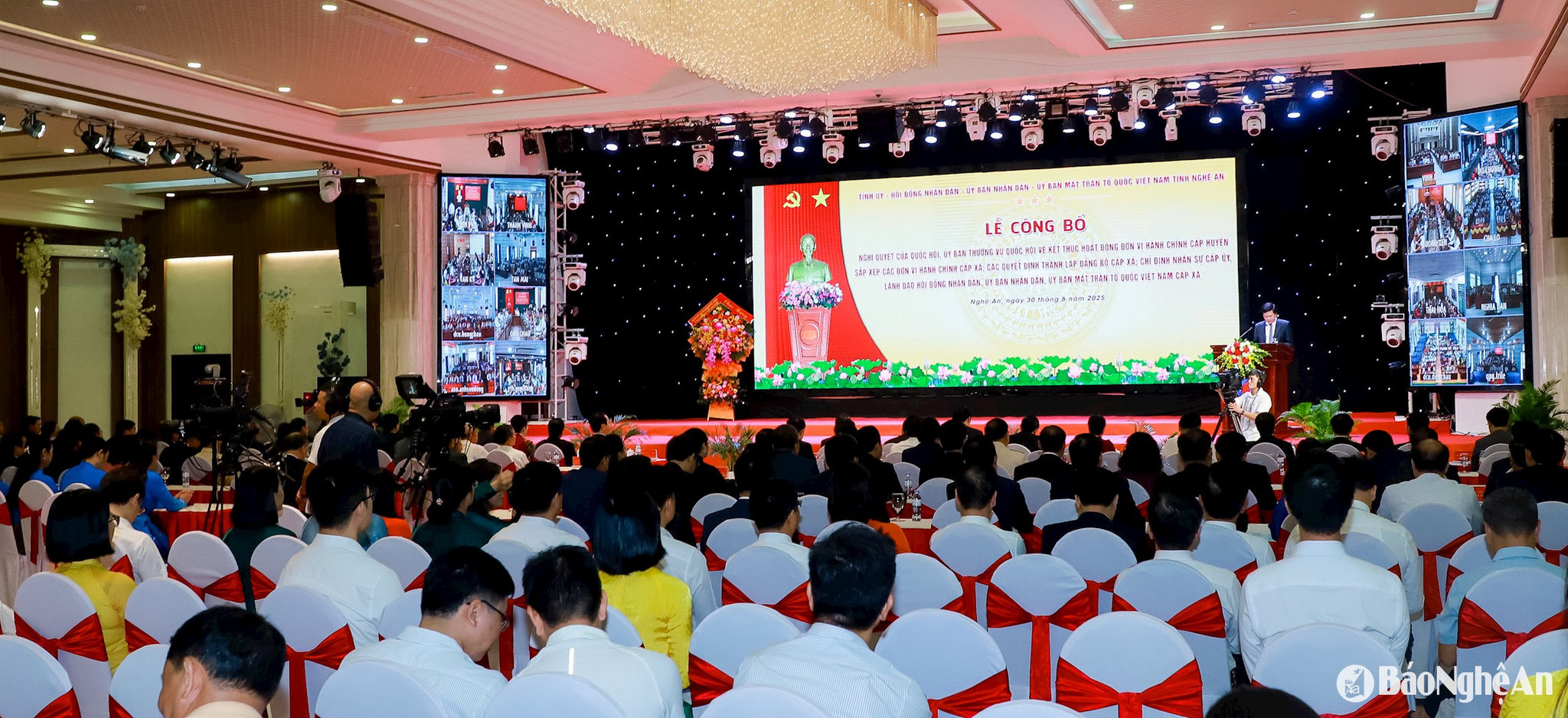 Nghệ An công bố thực hiện mô hình chính quyền địa phương 2 cấp
