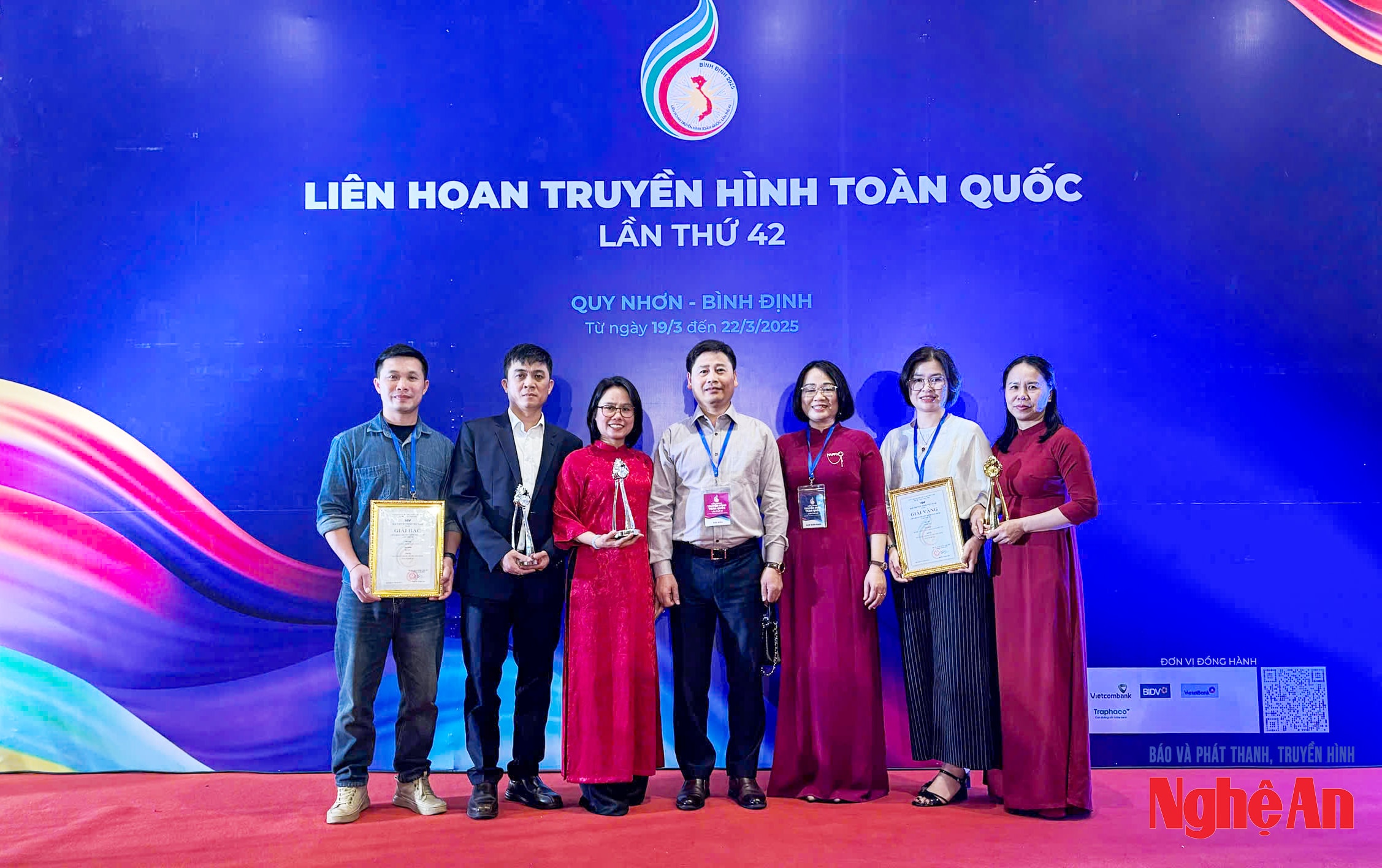 Đài PT-TH Nghệ An tại Liên hoan phim truyền hình toàn quốc. Ảnh: PV