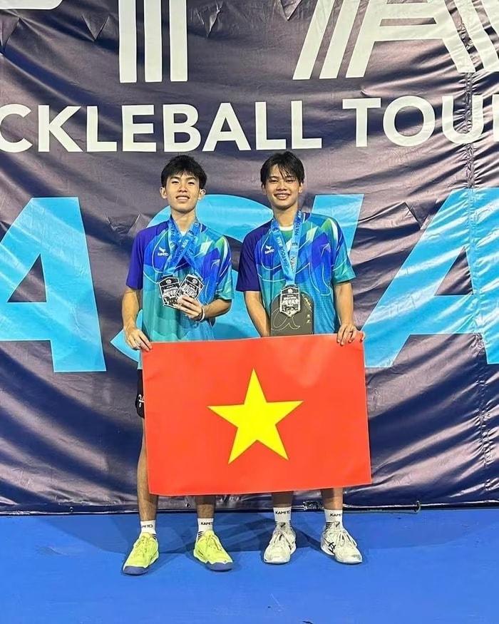 Cặp VĐV U18 đem về HCV đầu tiên cho Việt Nam ở PPA Tour Asia.