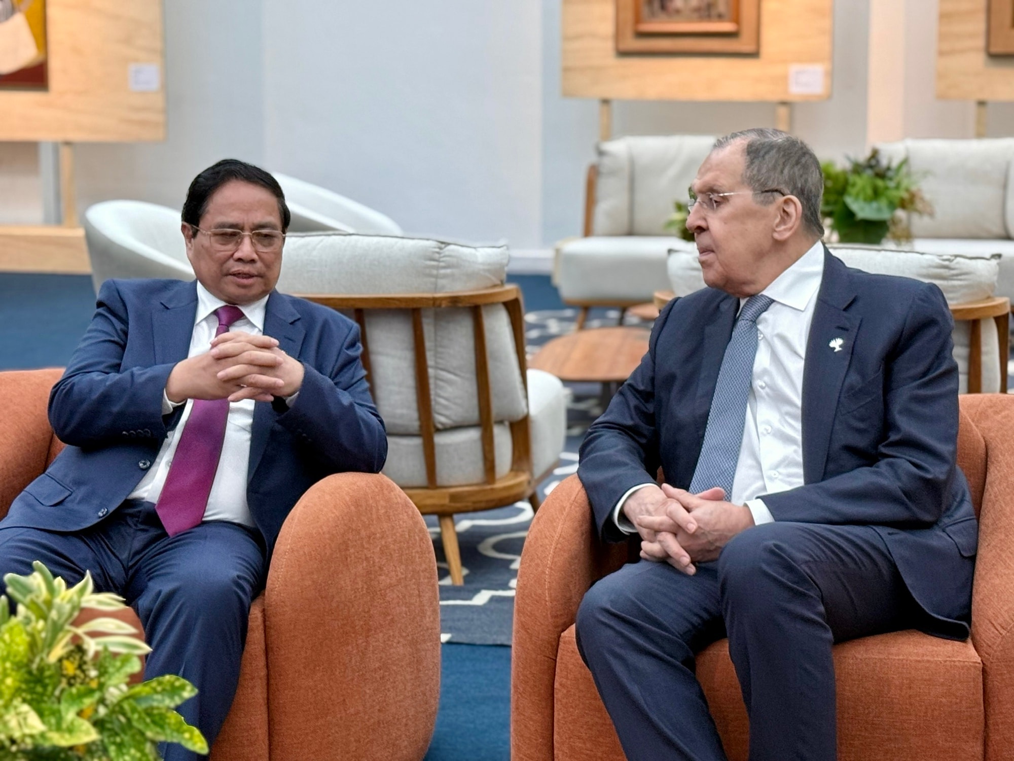 Thủ tướng Phạm Minh Chính tiếp xúc lãnh đạo các nước, tổ chức quốc tế nhân dịp Hội nghị Thượng đỉnh BRICS mở rộng- Ảnh 4. Thủ tướng Phạm Minh Chính tiếp xúc lãnh đạo các nước, tổ chức quốc tế nhân dịp Hội nghị Thượng đỉnh BRICS mở rộng- Ảnh 4.