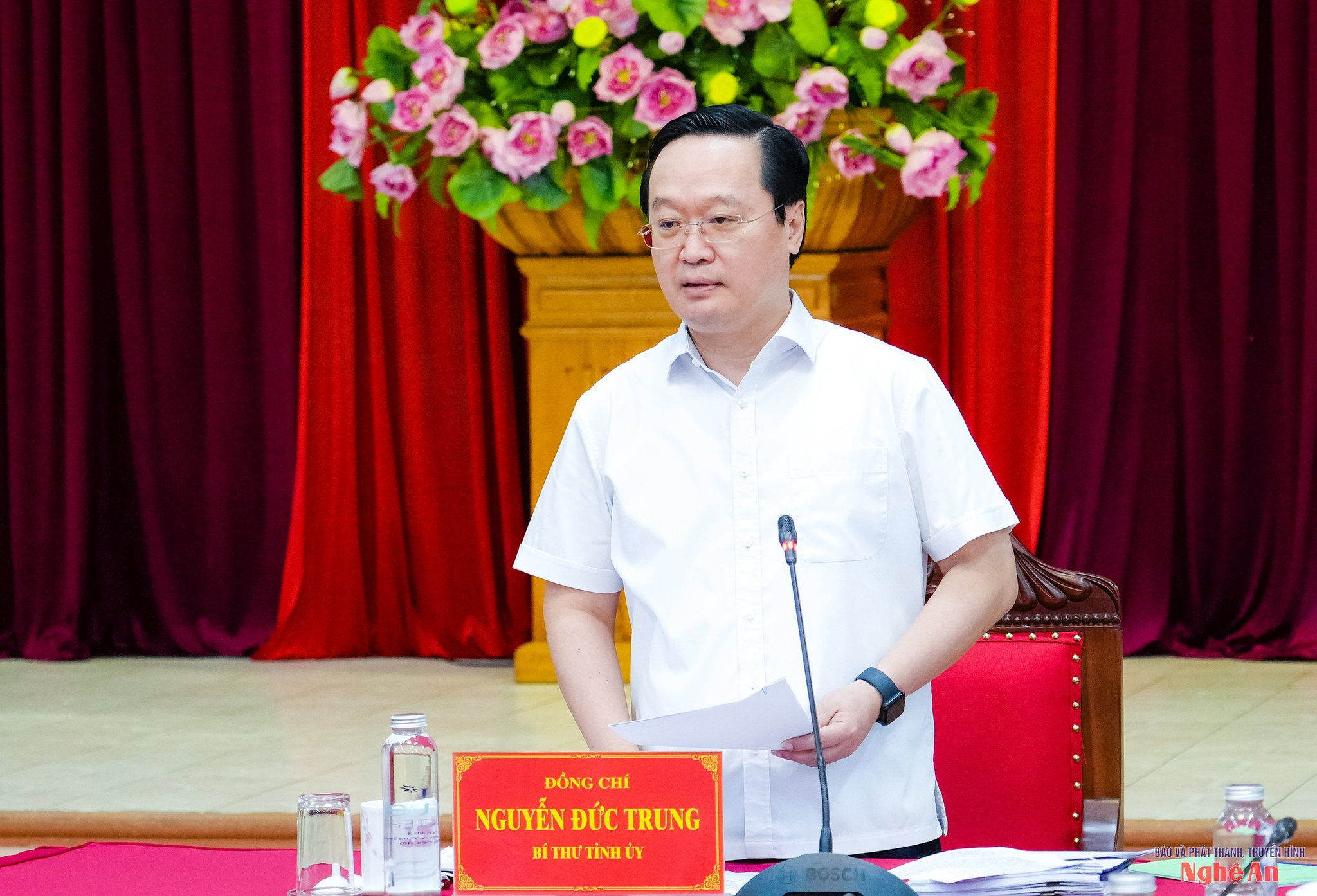 Bí thư Tỉnh ủy Nghệ An: Bám sát, kịp thời đôn đốc, hướng dẫn để bộ máy chính quyền cấp xã hoạt động thông suốt, hiệu quả