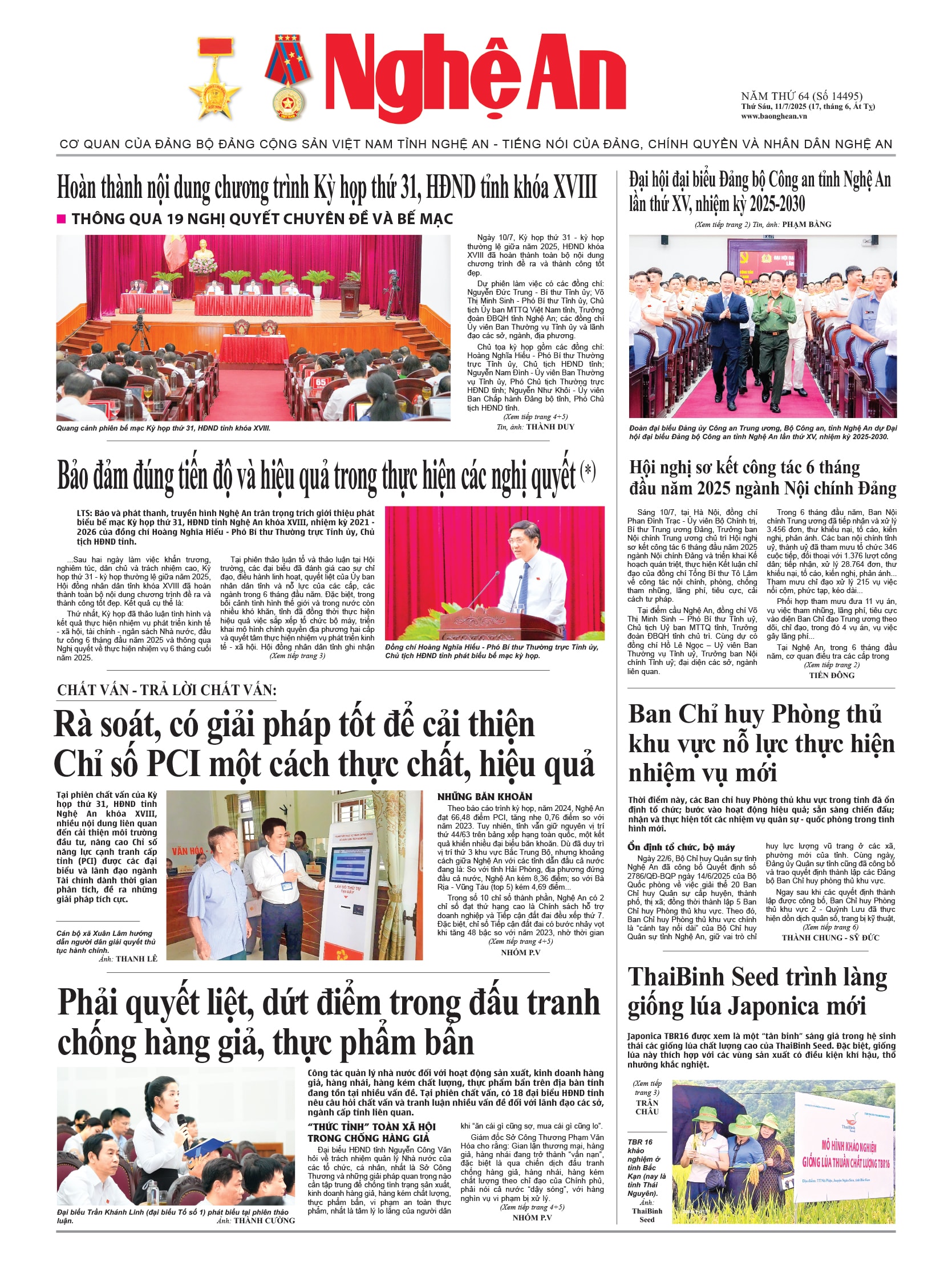 Số 14495 ngày 11-7-2025