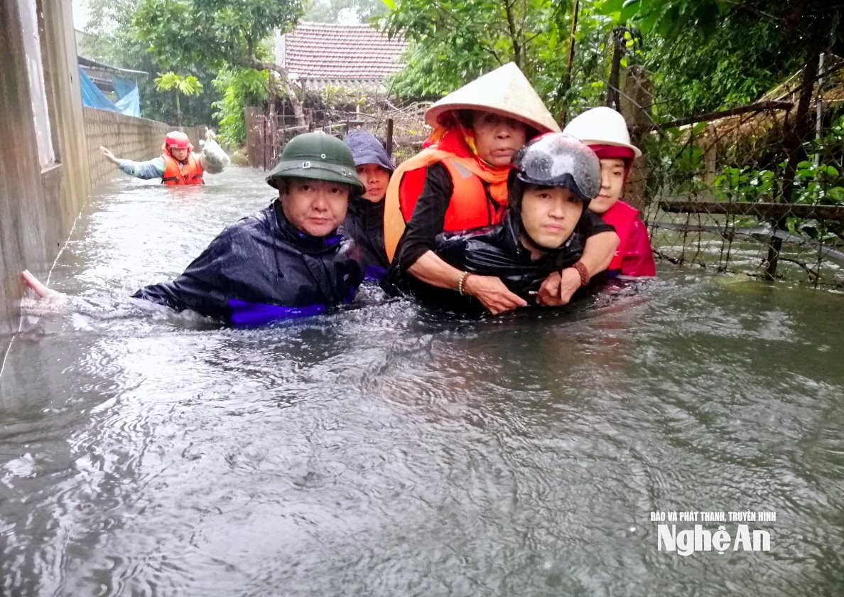 Ngập lụt tại phường Bến Thủy ảnh Quang An 3
