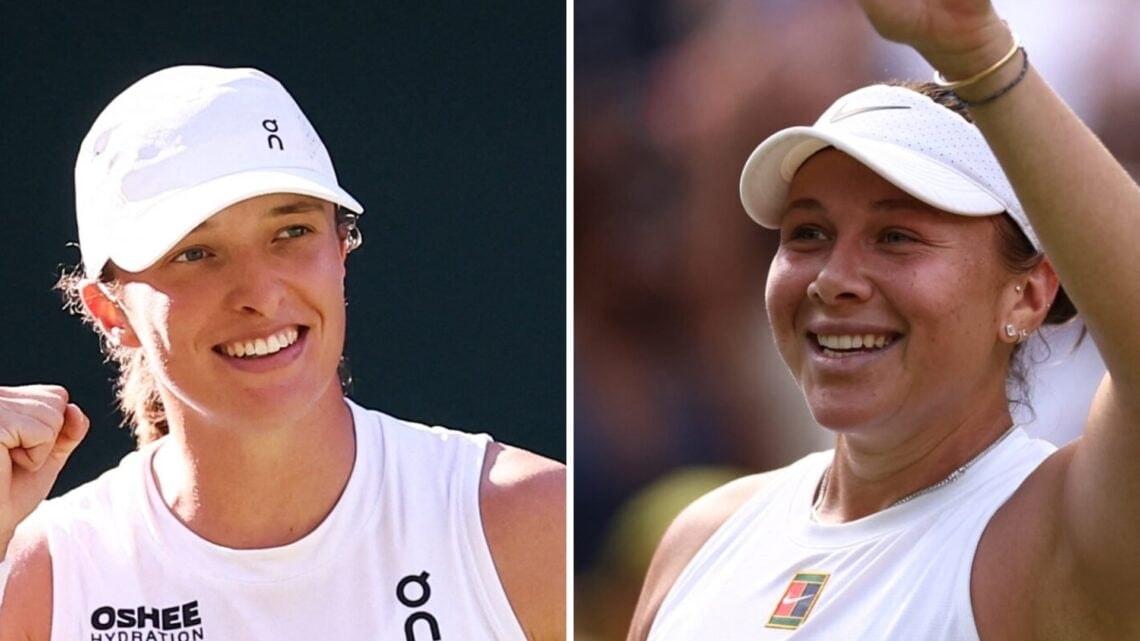 Shocked Iga Swiatek shares what she thinks of Amanda Anisimova's tennis ahead of their Wimbledon final on Saturday