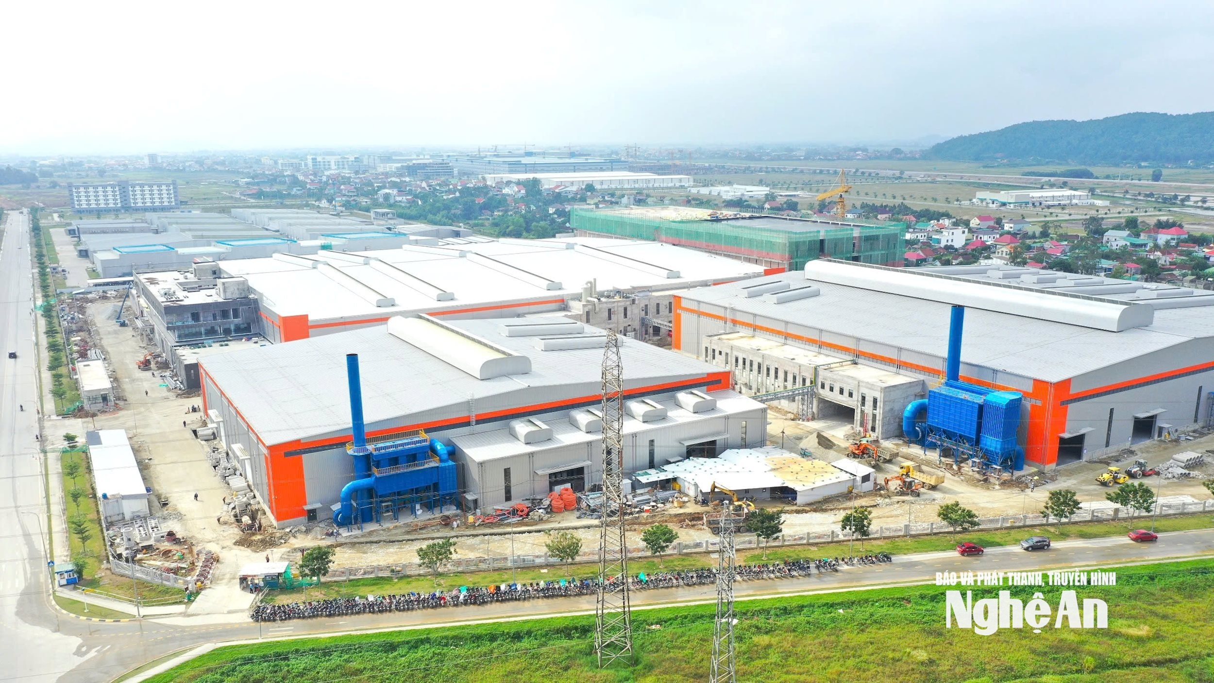 nhiều nhà máy ở KCN VSIP đã đi vào hoạt động