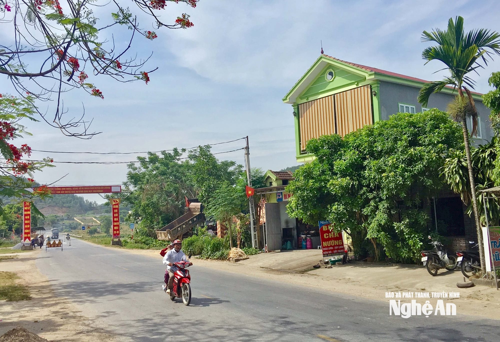 Một góc xã Nam Sơn cũ nay là xã Đô Lương. Ảnh tư liêu CTV