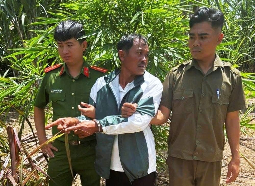 K' Văn Phước, kẻ dùng súng tấn công một cán bộ công an bị thương. (Ảnh: N.L)