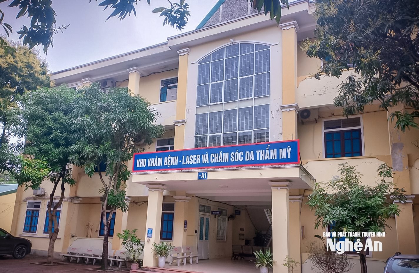 Bệnh viện Da liễu Nghệ An - nơi xảy ra nhiều vấn đề trong thời gian qua copy