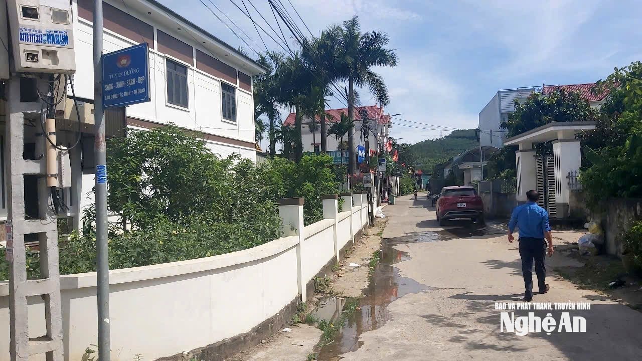Một góc của xóm 7, xã Quỳnh vinh cũ dự kiến sẽ thu hồi đất cho dự án đường sắt tốc độ cao. Ảnh: Xuân Hoàng