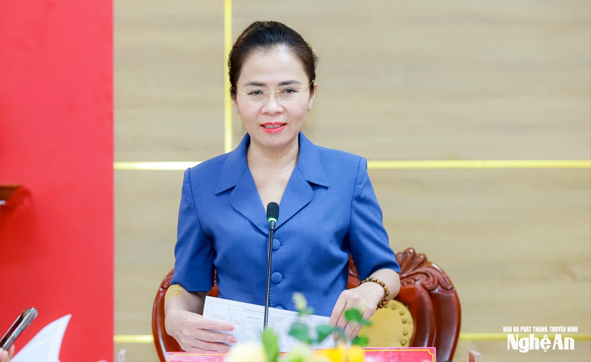 Phó Bí thư Tỉnh ủy Nghệ An Võ Thị Minh Sinh kiêm nhiệm thêm nhiệm vụ mới