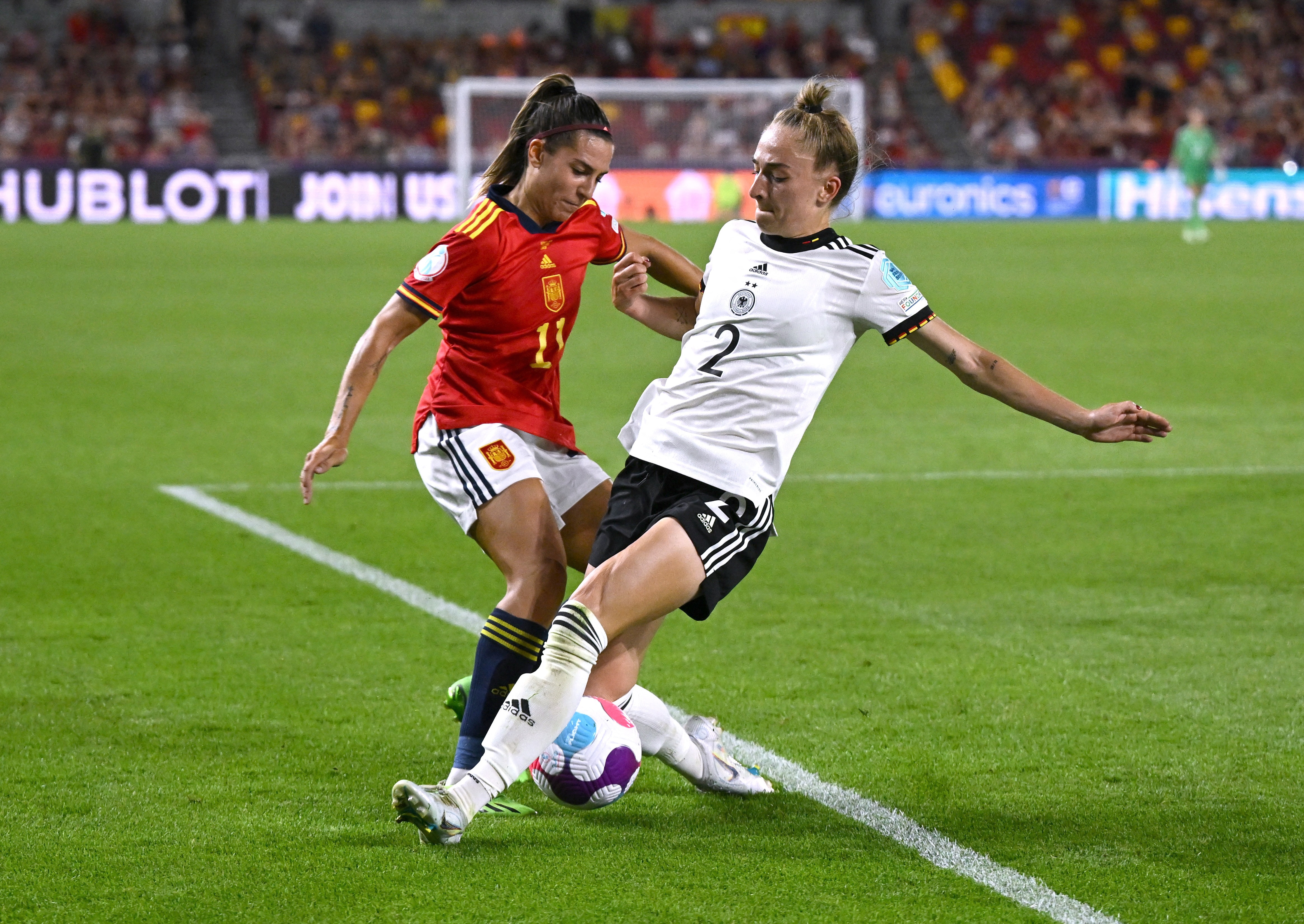 Clinical Germany beat Spain 2-0 to roll into the quarter-finals | Reuters