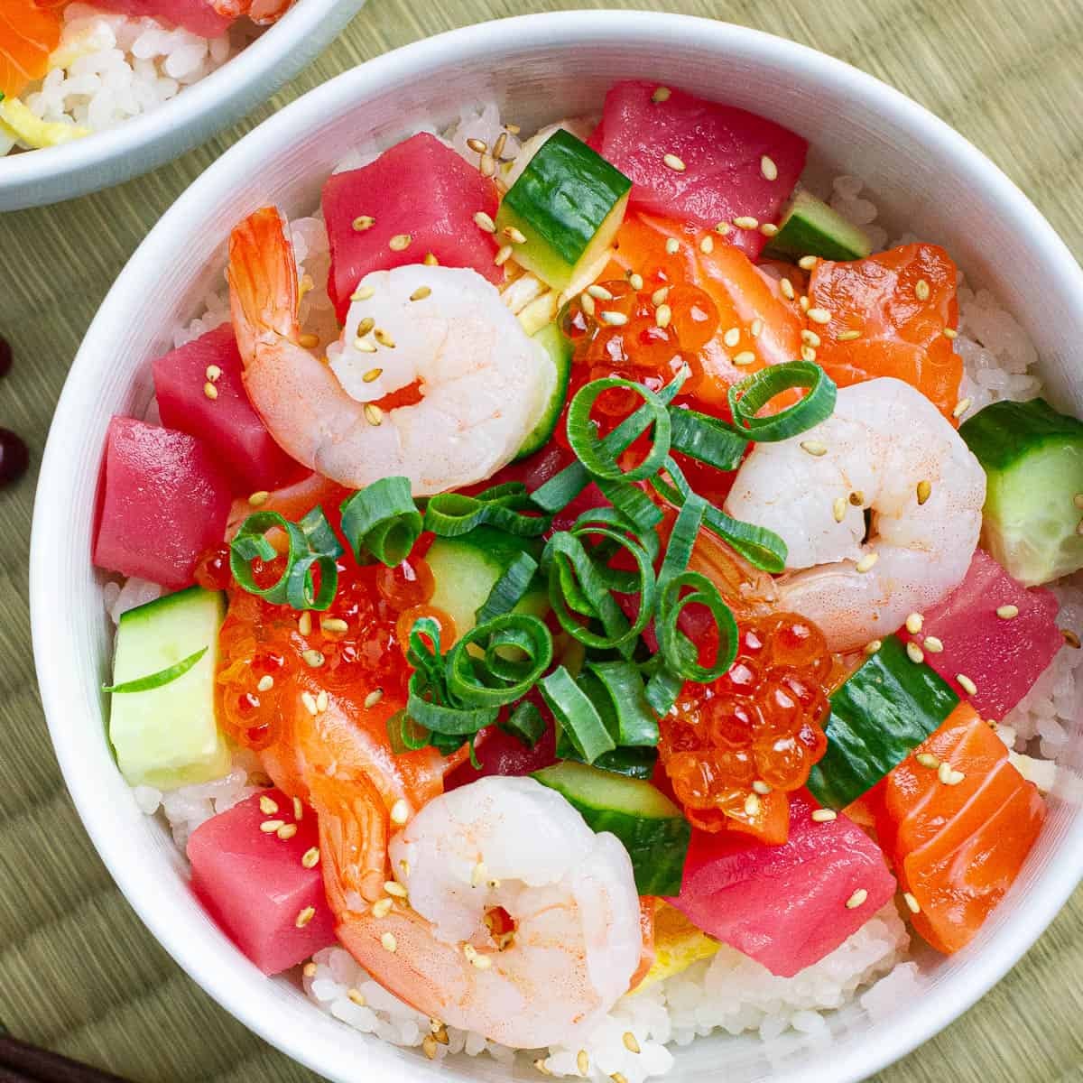 Quick Chirashi bowl (Chirashi Don)