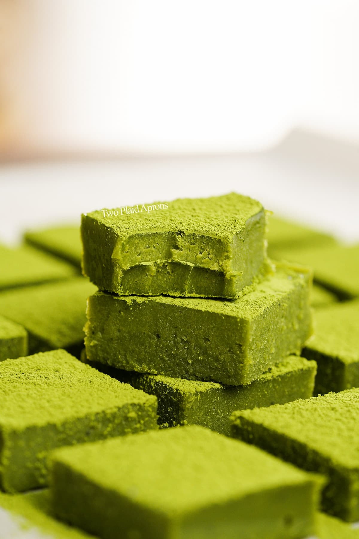 Matcha Nama Chocolate | Two Plaid Aprons