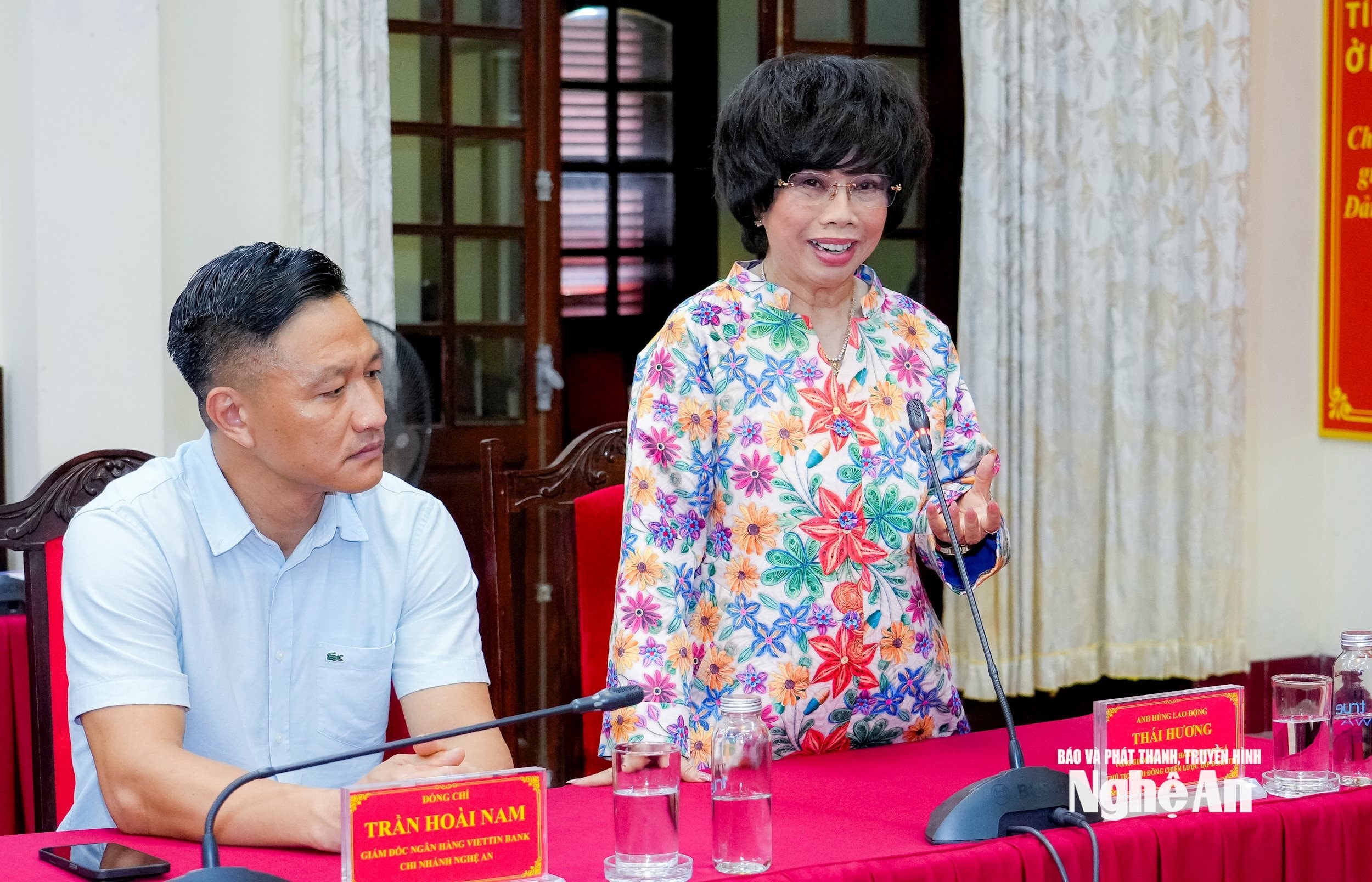 AHLĐ Thái Hương chia sẻ: Tập đoàn TH và Ngân hàng Bắc Á luôn sẵn sàng đồng hành cùng các địa phương, đặc biệt là quê hương Nghệ An- nơi đặt nền móng khởi đầu cho TH.