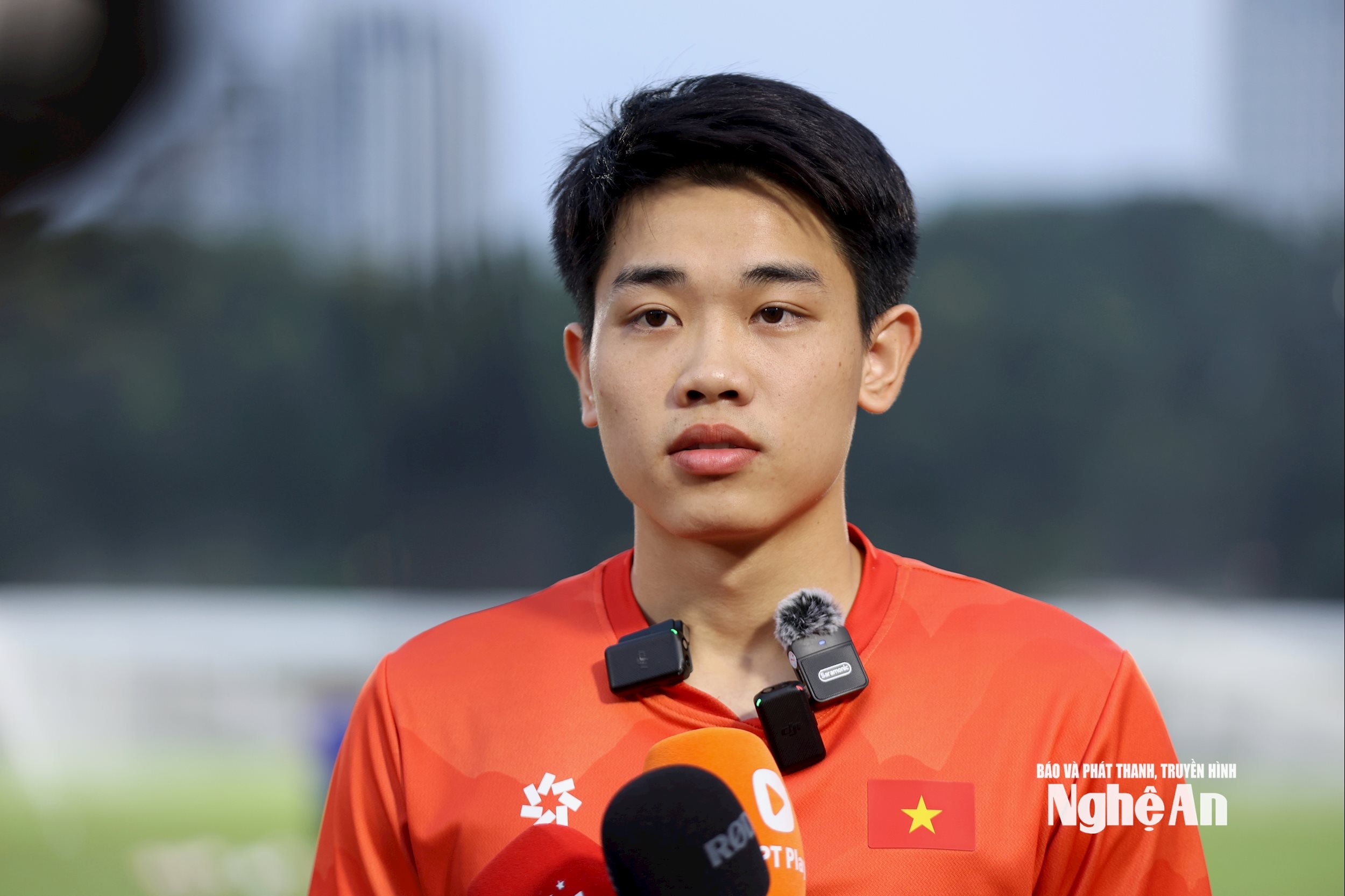 Tiền đạo Nguyễn Đình Bắc. Ảnh: Hải Hoa