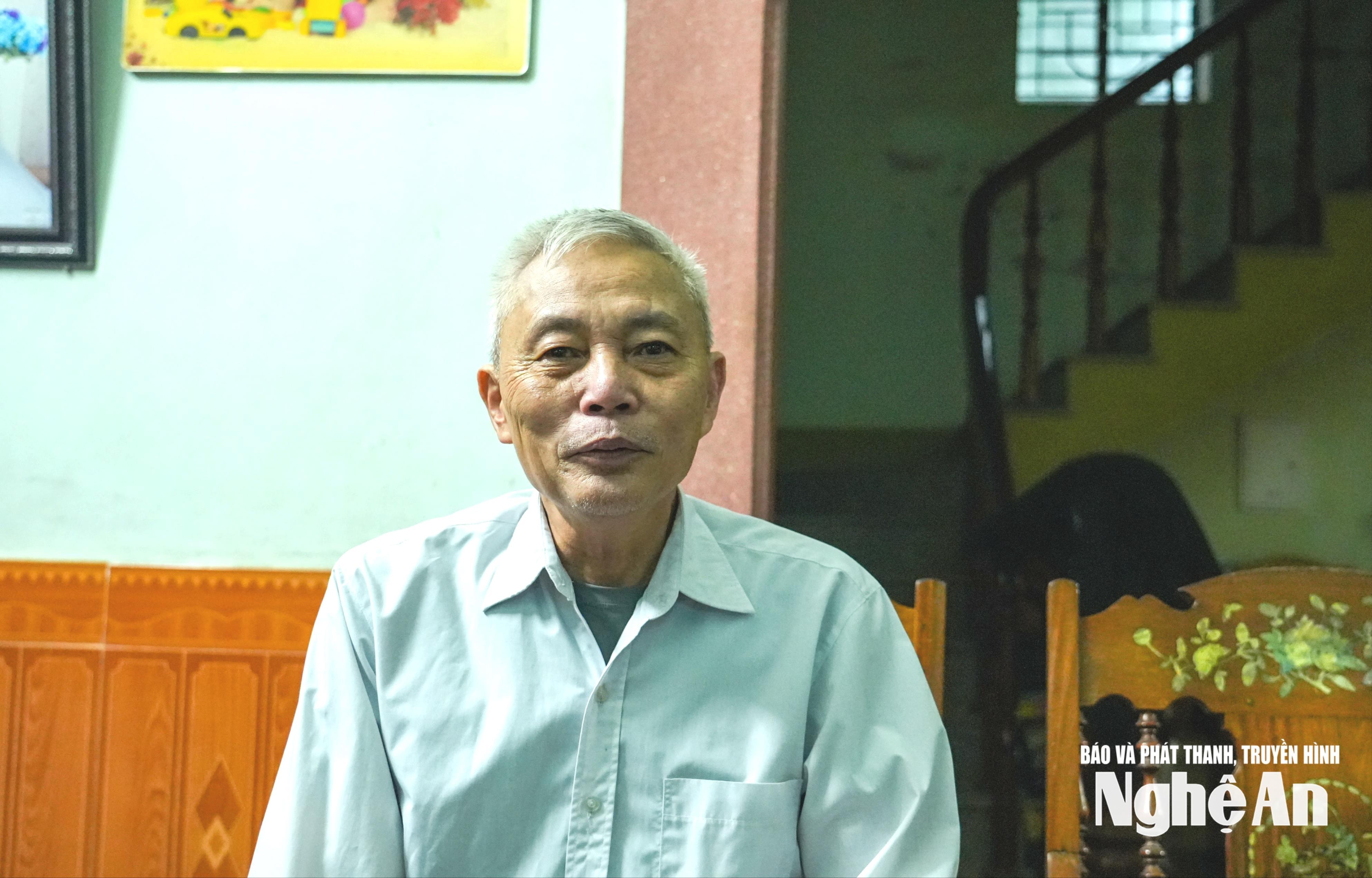 Thương binh Nguyễn Văn Đông ở xã Kim Liên, tỉnh Nghệ An. Ảnh: Minh Quân