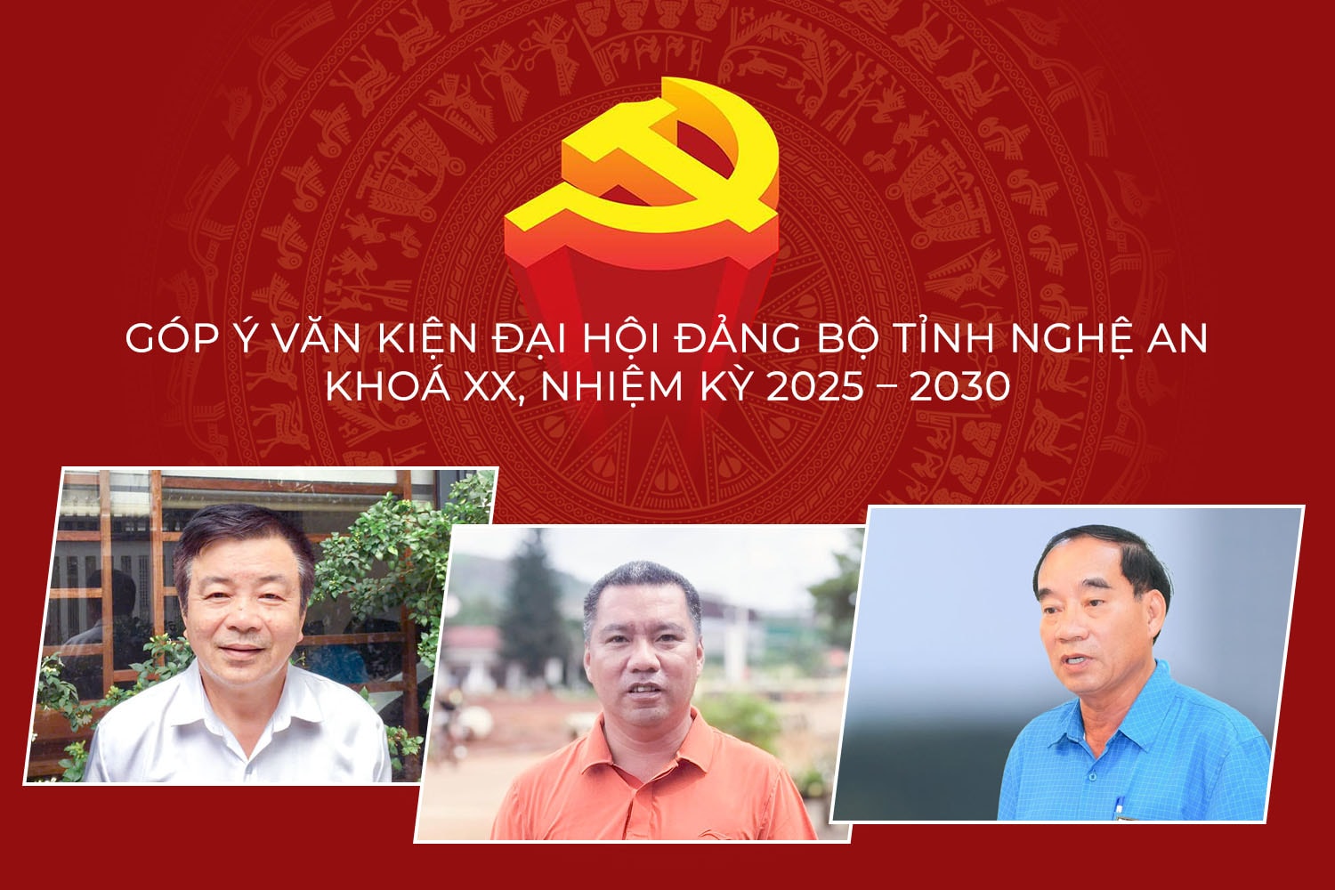 Góp ý văn kiện Đại hội Đảng bộ tỉnh Nghệ An khoá XX, nhiệm kỳ 2025 – 2030: Tâm huyết vì khát vọng Nghệ An phát triển