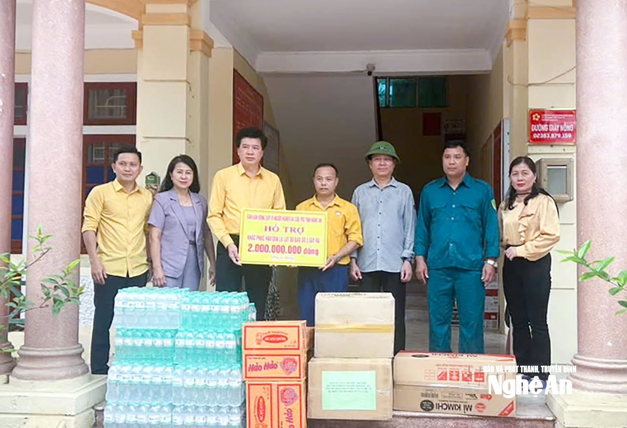 Tính đến ngày 28/7, hơn 48 tỷ đồng ủng hộ người dân Nghệ An bị ảnh hưởng bởi mưa lũ