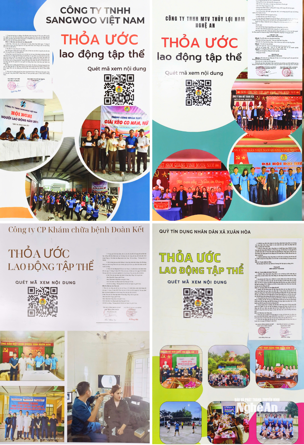 thỏa ước lao động tập thể Ảnh Diệp Thanh