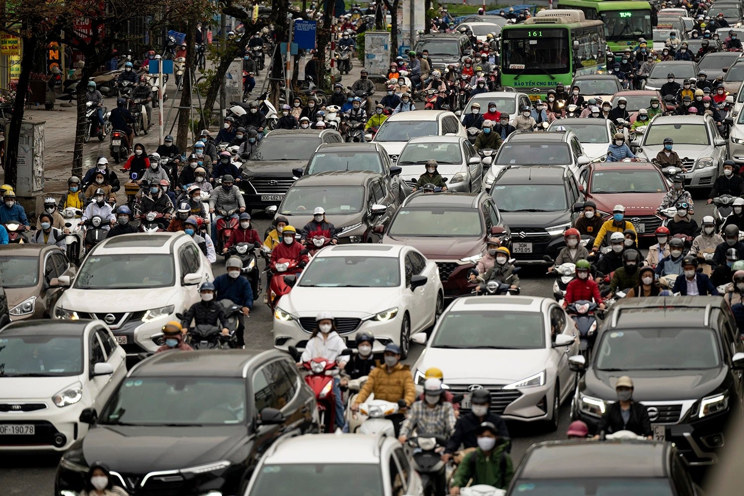 Hà Nội giảm ùn tắc giao thông, còn 26 điểm ùn tắc