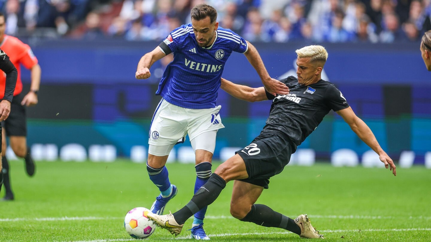2023/2024 | 2. Bundesliga | 9 - FC Schalke 04 : Hertha BSC - Fußball - Schalke 04