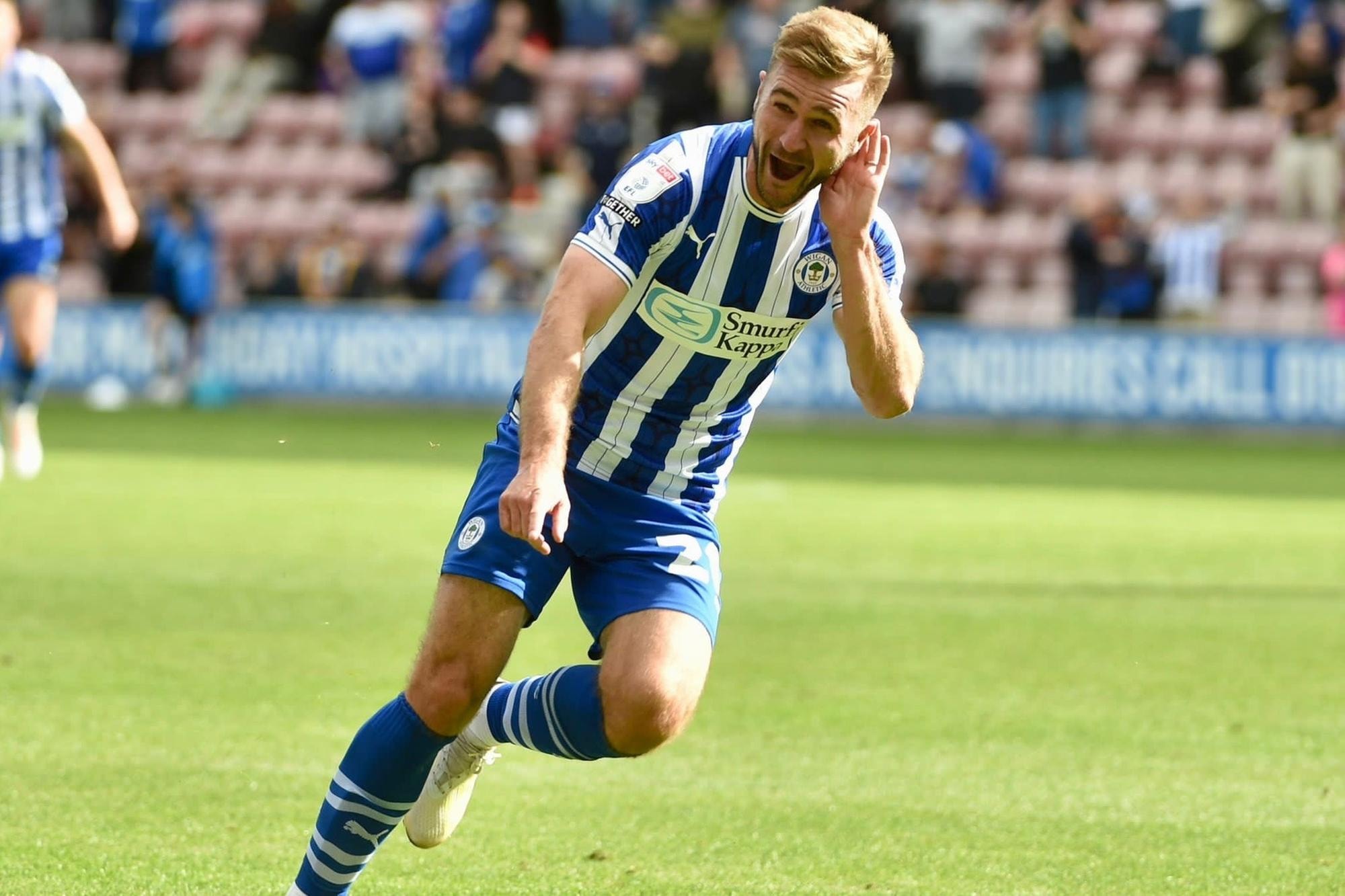 Callum McManaman 'worldie' takes Wigan Athletic up to minus two points following Northampton Town victory