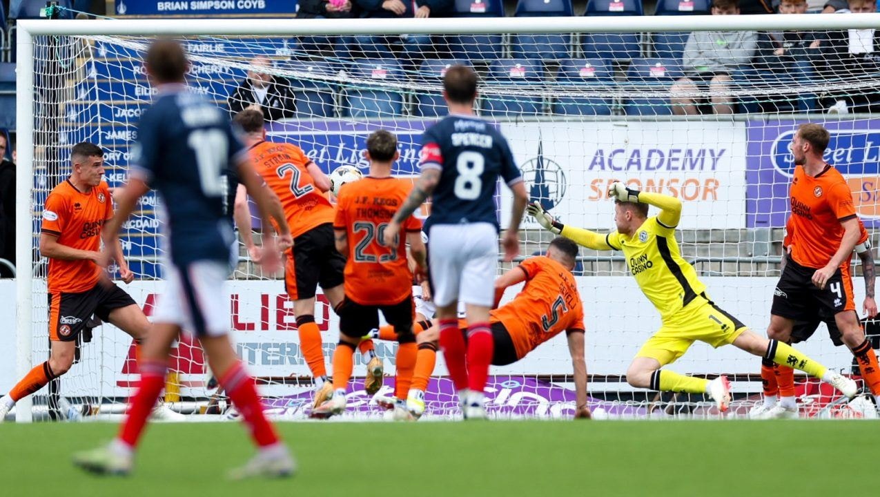 Falkirk humble Dundee United with goals from Dylan Tait and Ross MacIver | STV News