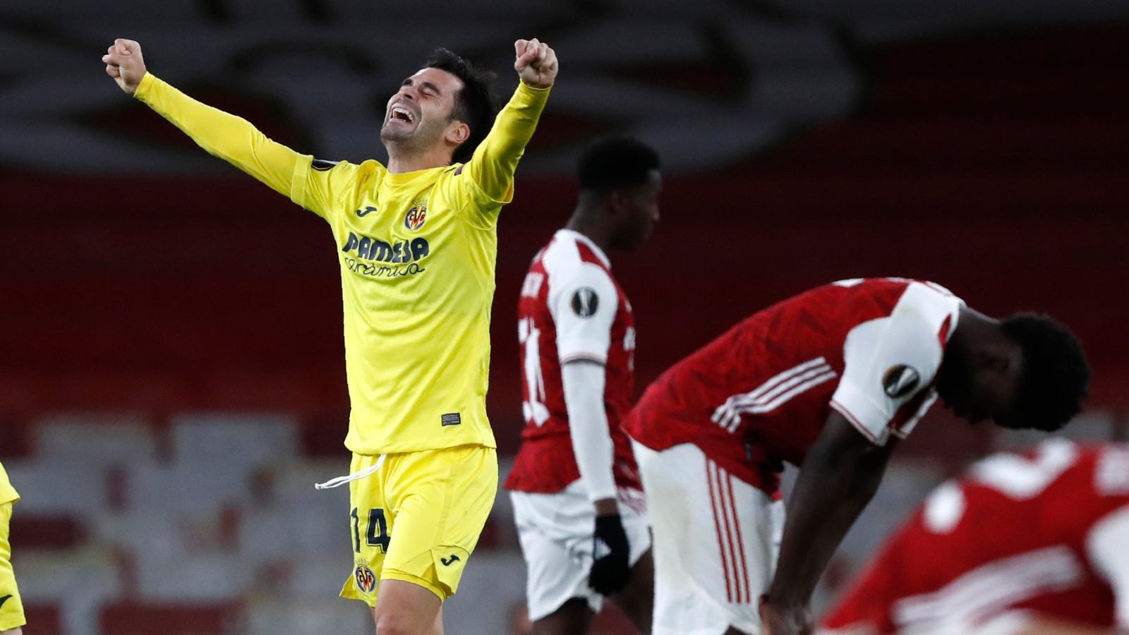 Arsenal 0-0 Villarreal (agg 1-2): Unai Emery's side will face Manchester United in Europa League final | Football News | Sky Sports