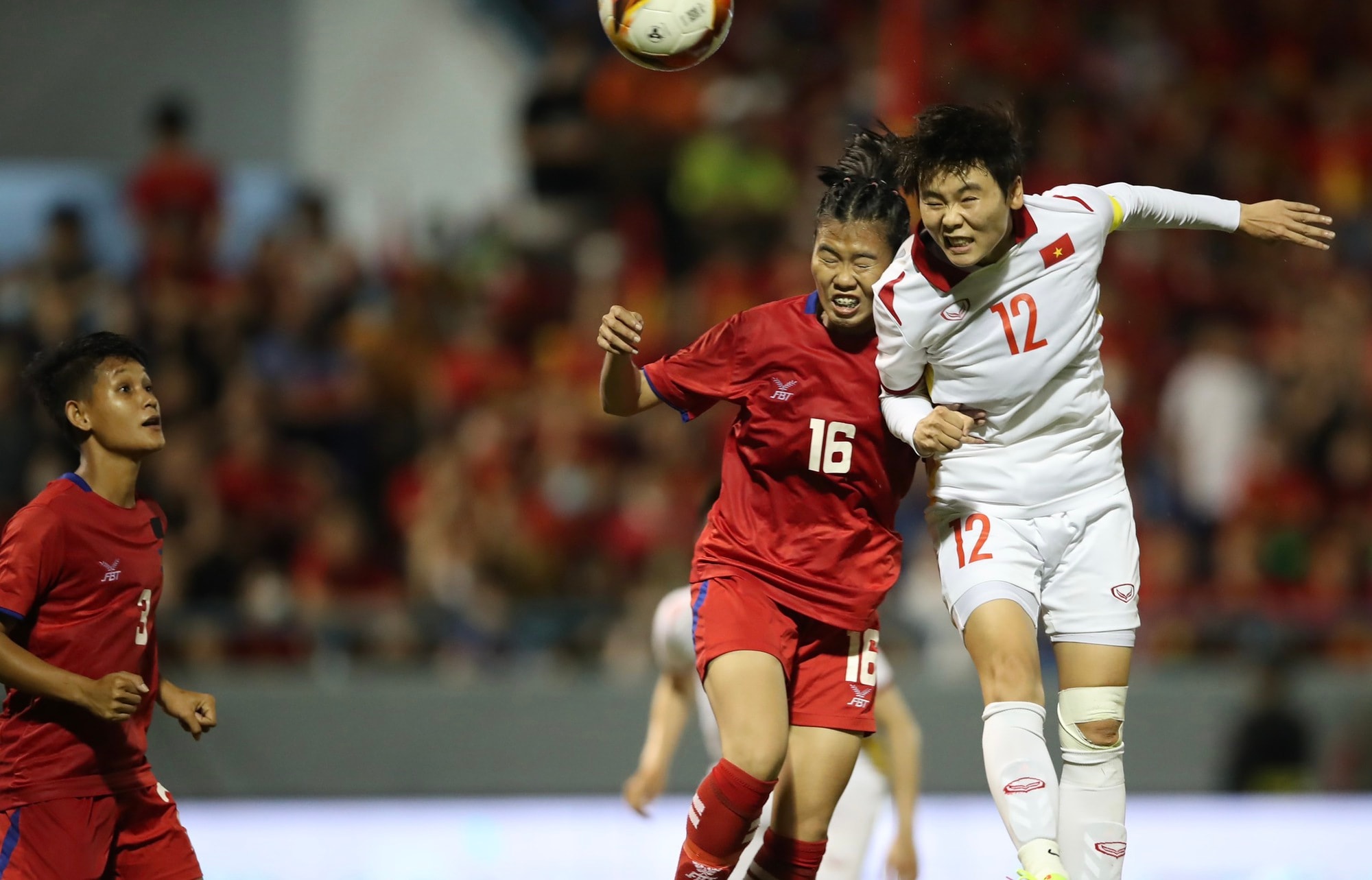 Kết quả nữ Việt Nam 3-0 nữ Campuchia, Đông Nam Á 2022: 3 điểm dễ dàng