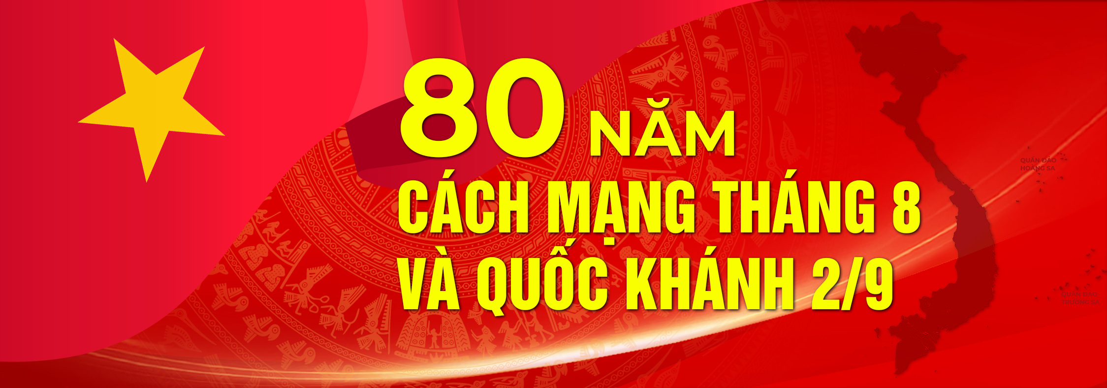 Banner 80 năm cách mạng tháng 8 và Quốc khánh 2/9 - PC