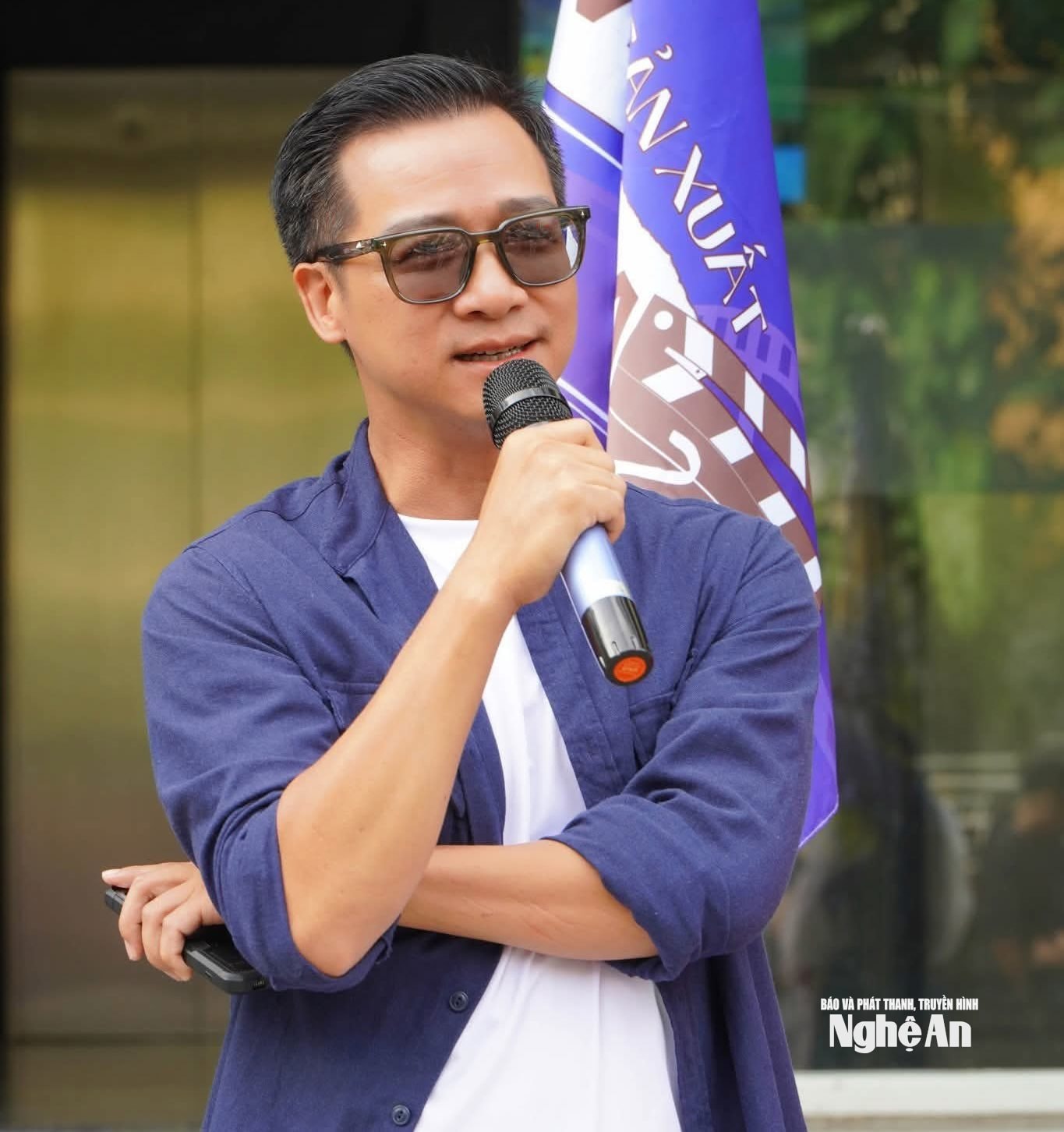 Đạo diễn Dũng Nghệ - người con Nghệ An hiện đang sống và làm việc tại TP. Hồ Chí Minh.