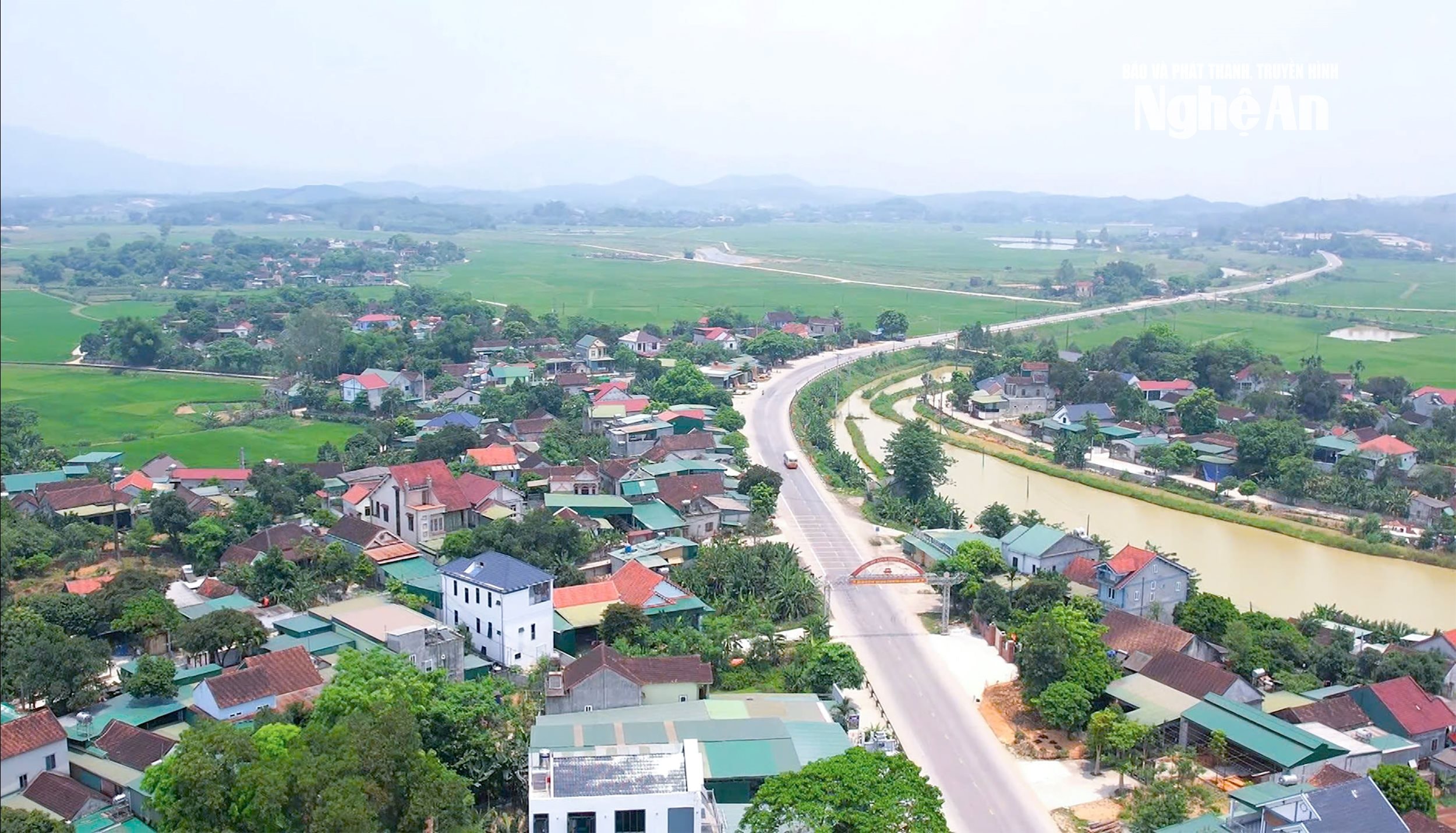 Một góc nông thôn mới xã Xuân Lâm.